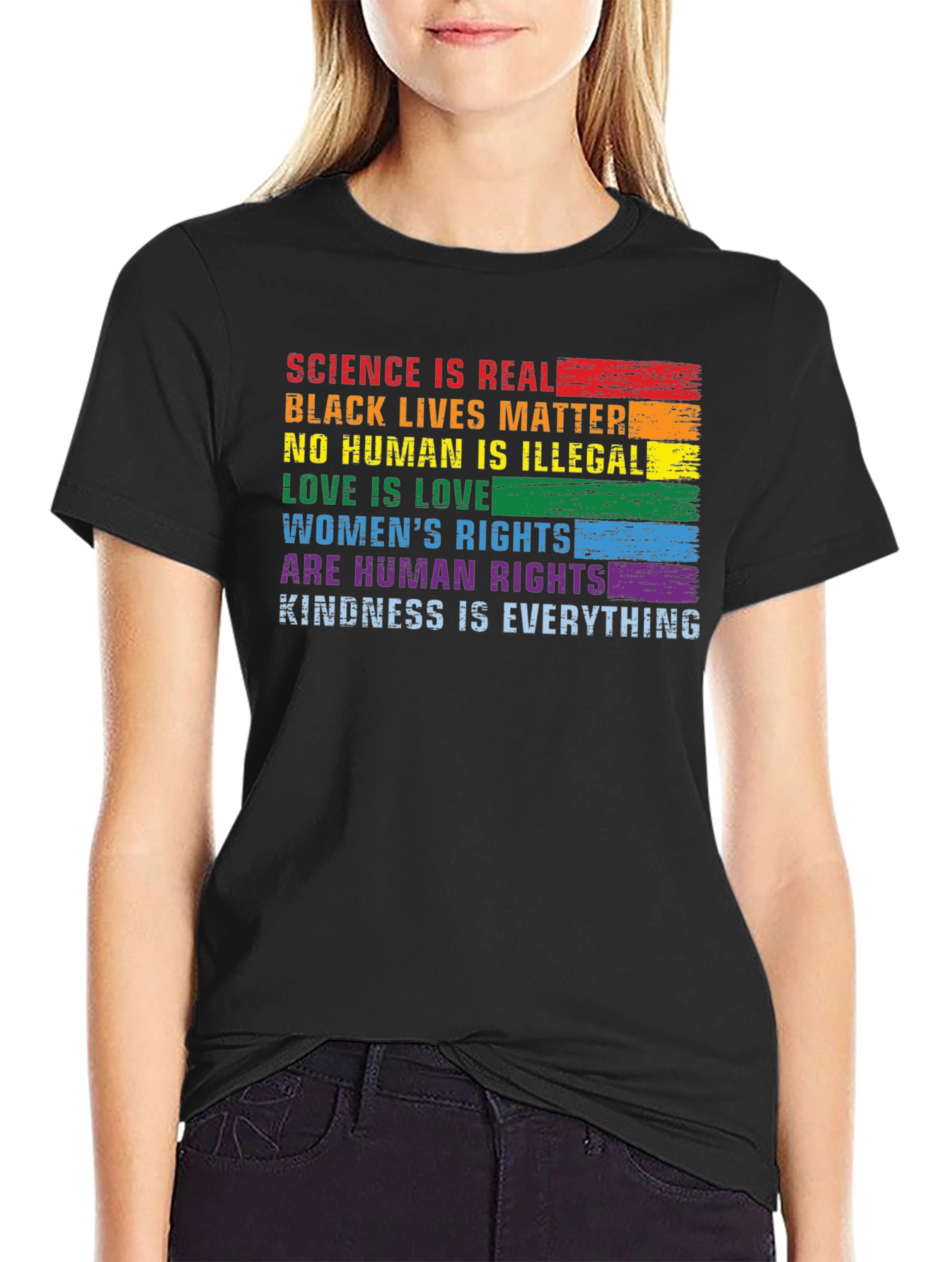 Science is Real Graphic Pride T-Shirt