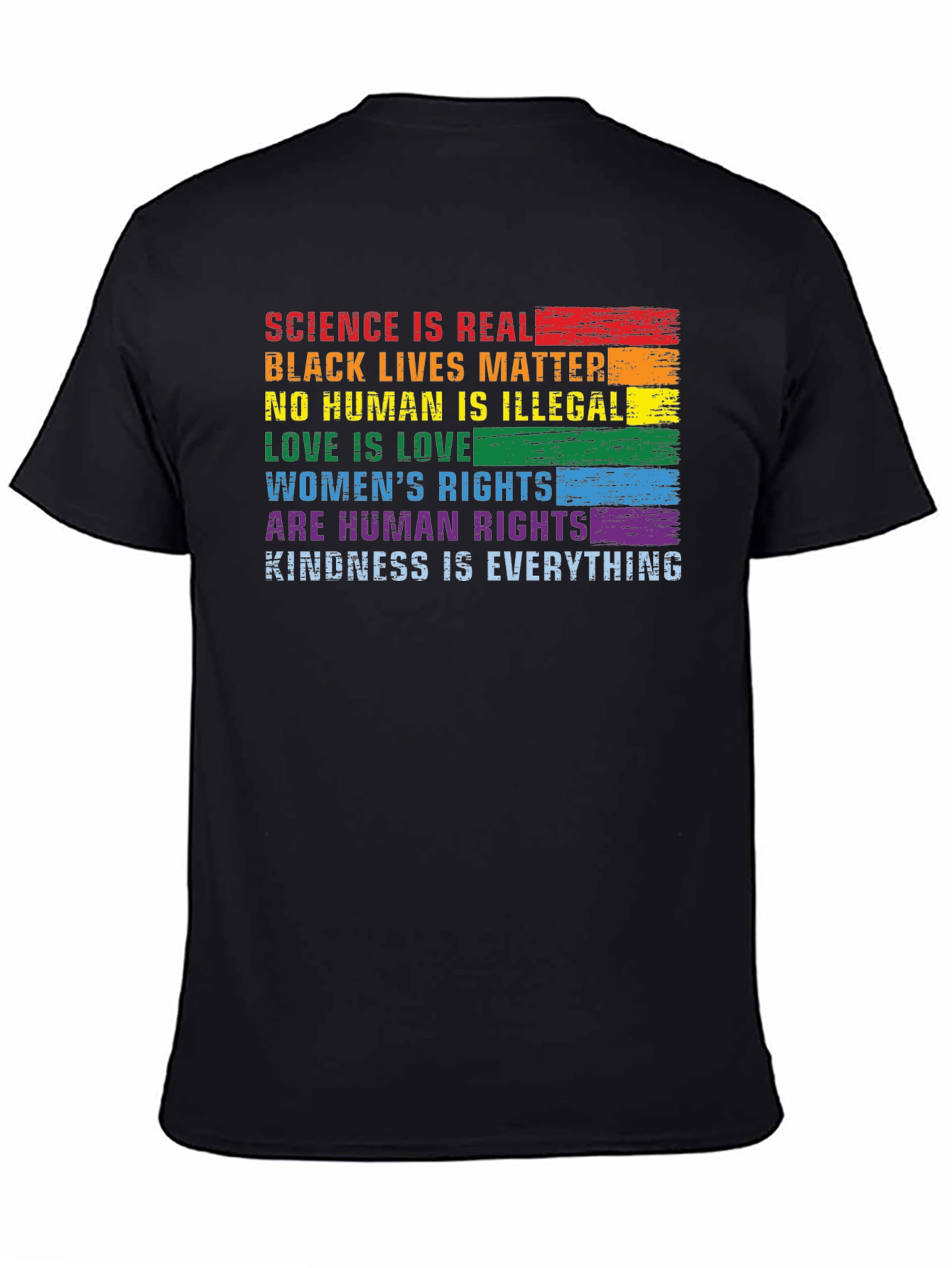 Science is Real Graphic Pride T-Shirt