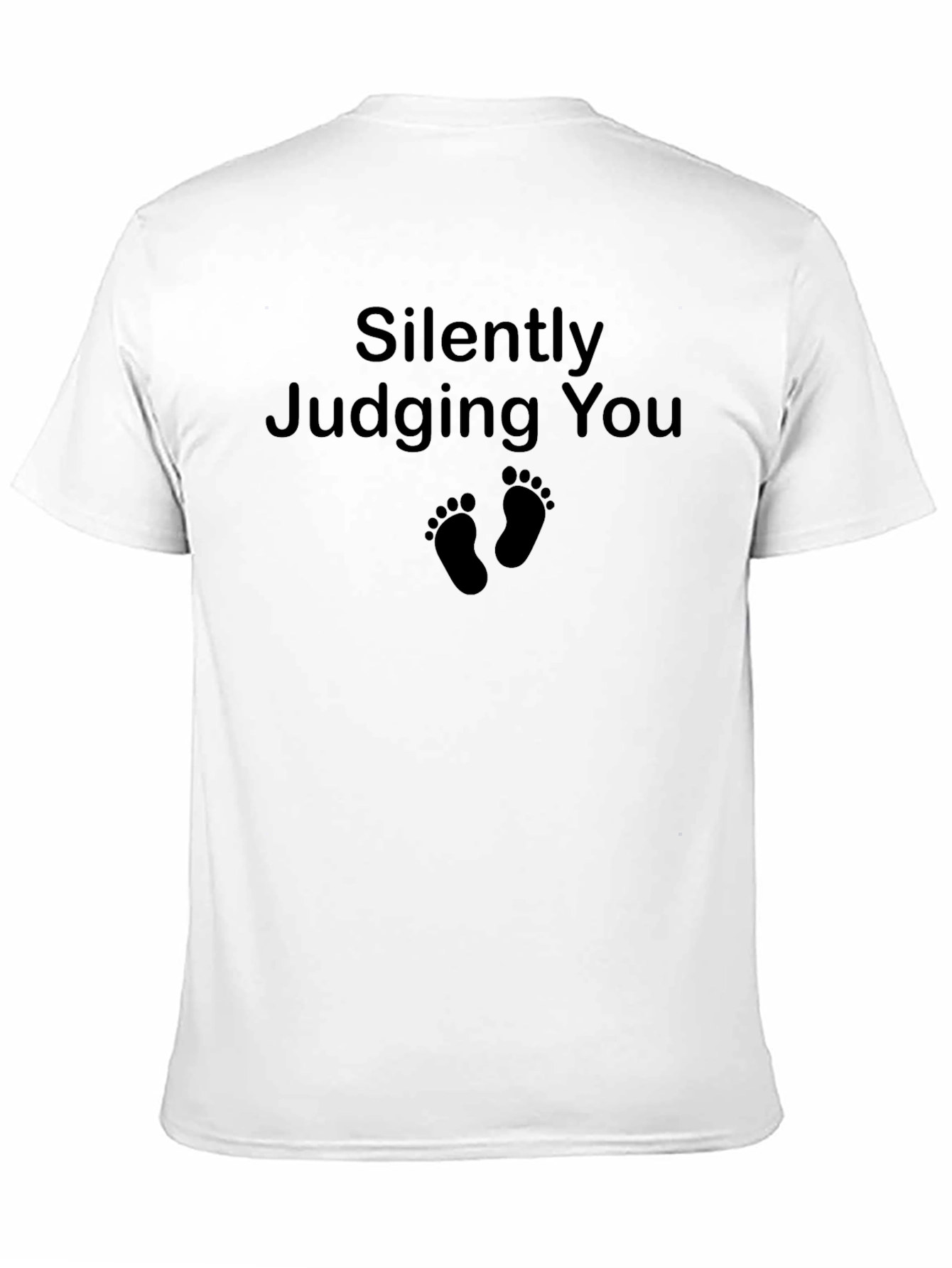 Silently Judging You Graphic Tee - Black