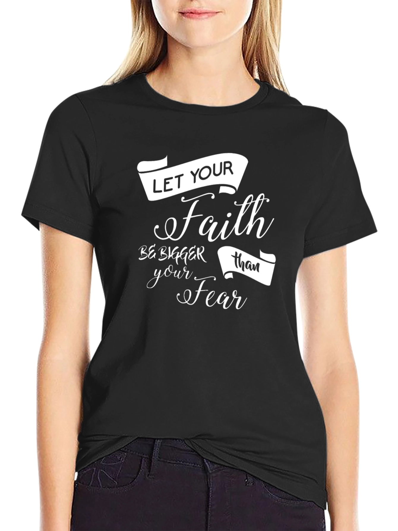 Faith Over Fear Graphic T-Shirt