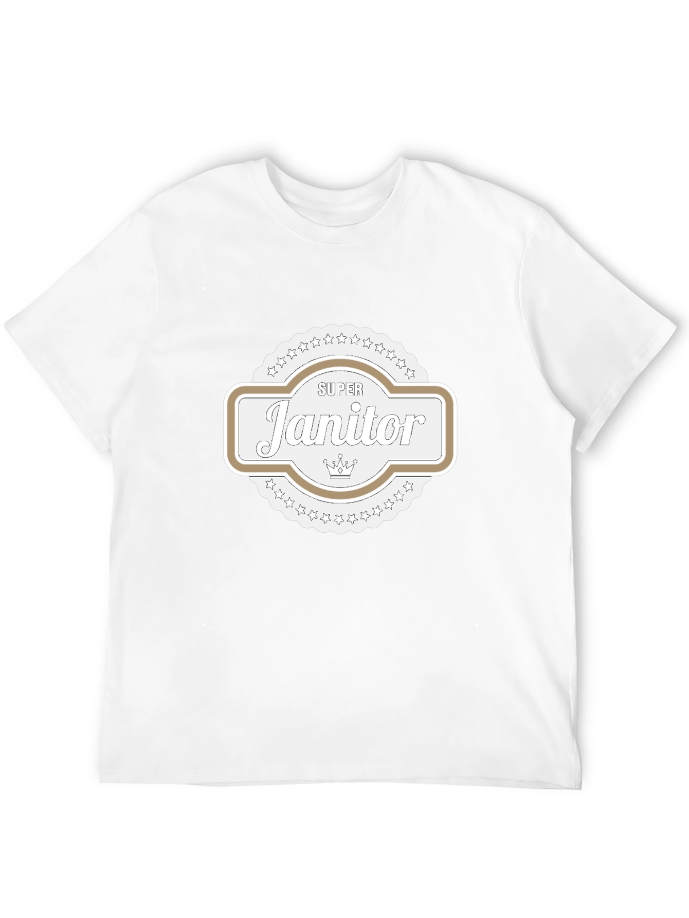Super Janitor T-Shirt - Black Cotton Tee