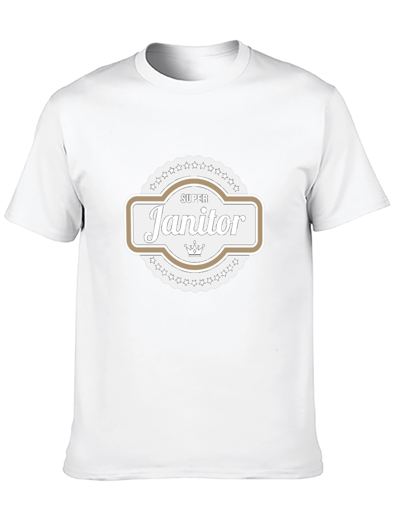 Super Janitor T-Shirt - Black Cotton Tee