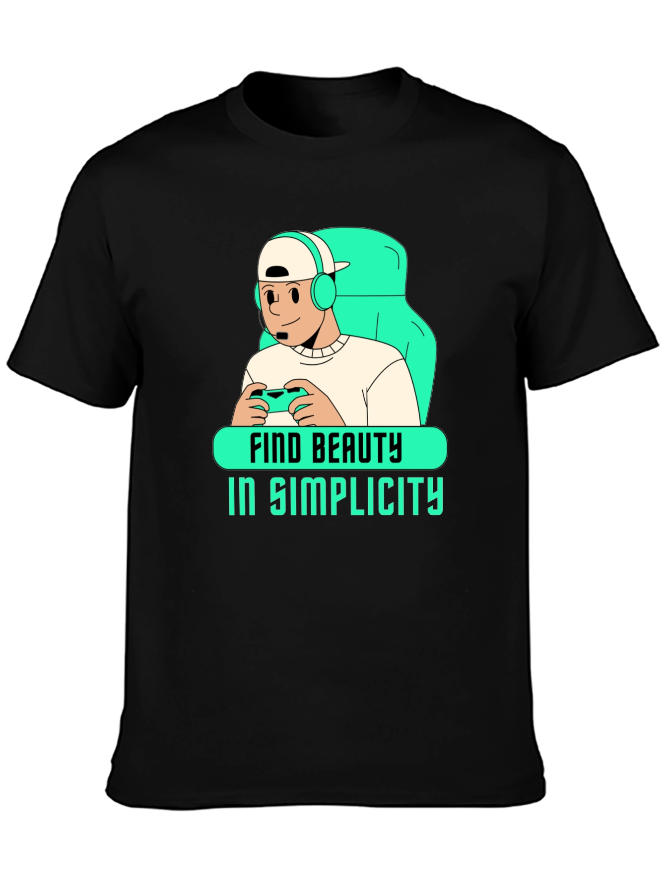 Gamer Simplicity Graphic Tee - Unisex Soft Cotton Blend