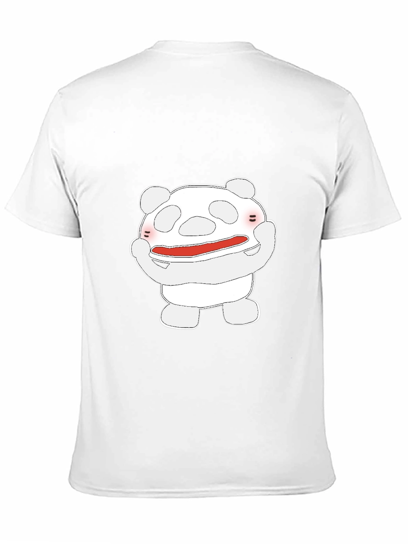 Cute Cartoon Character Graphic T-Shirt - Black