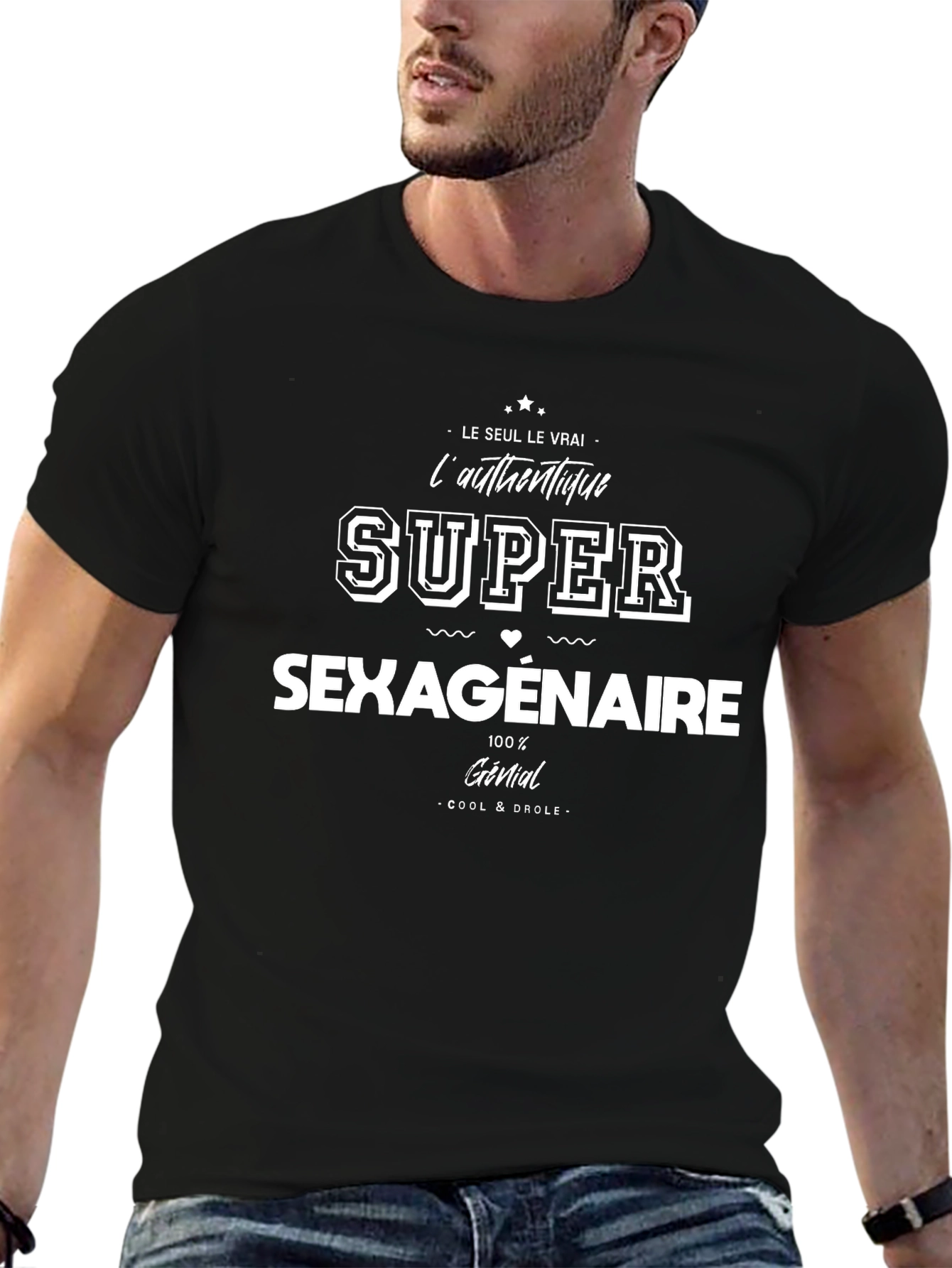 Super Sexagenarian T-Shirt - Funny 60th Birthday Gift