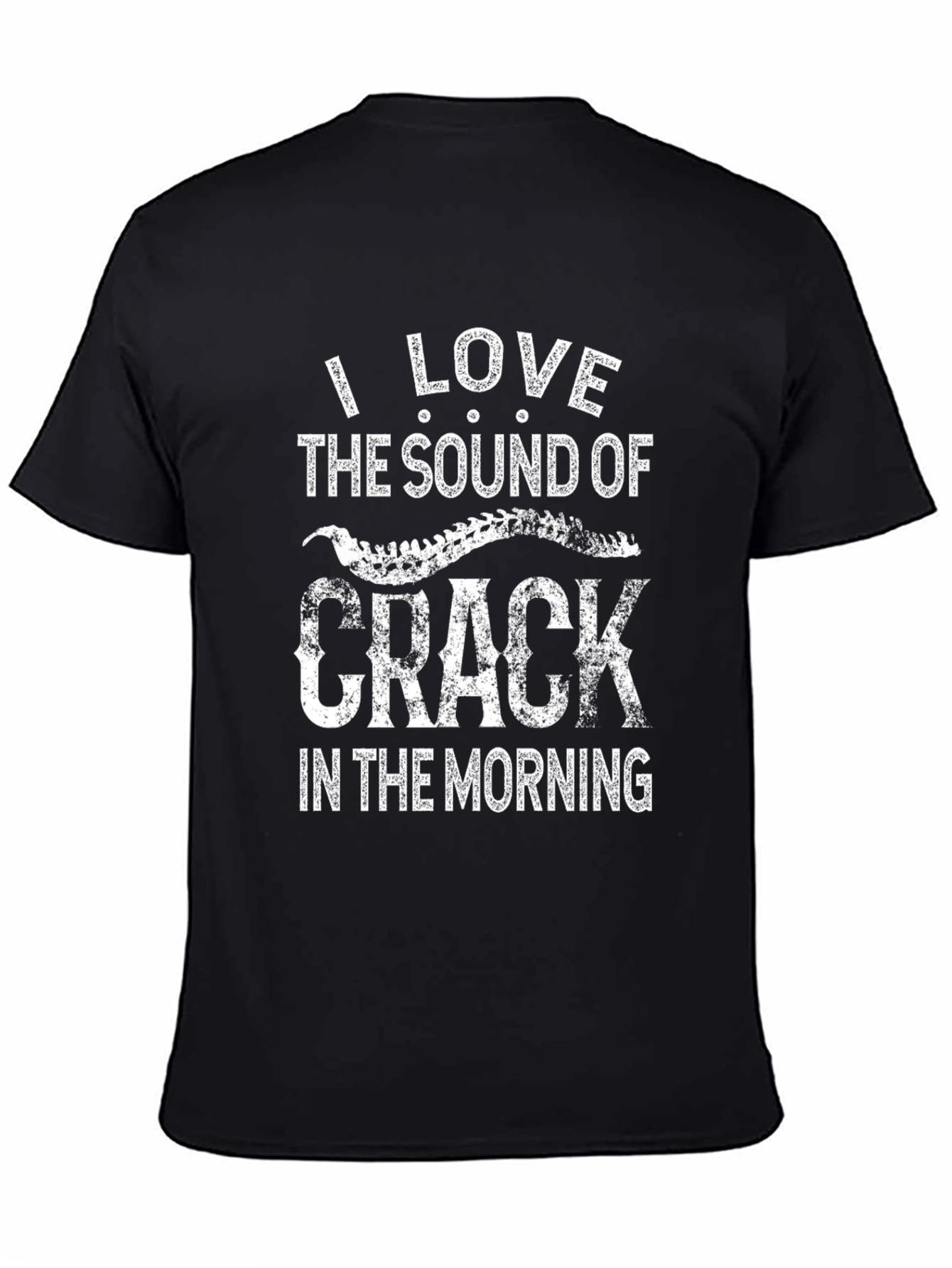 I Love the Sound of Crack T-Shirt - Black