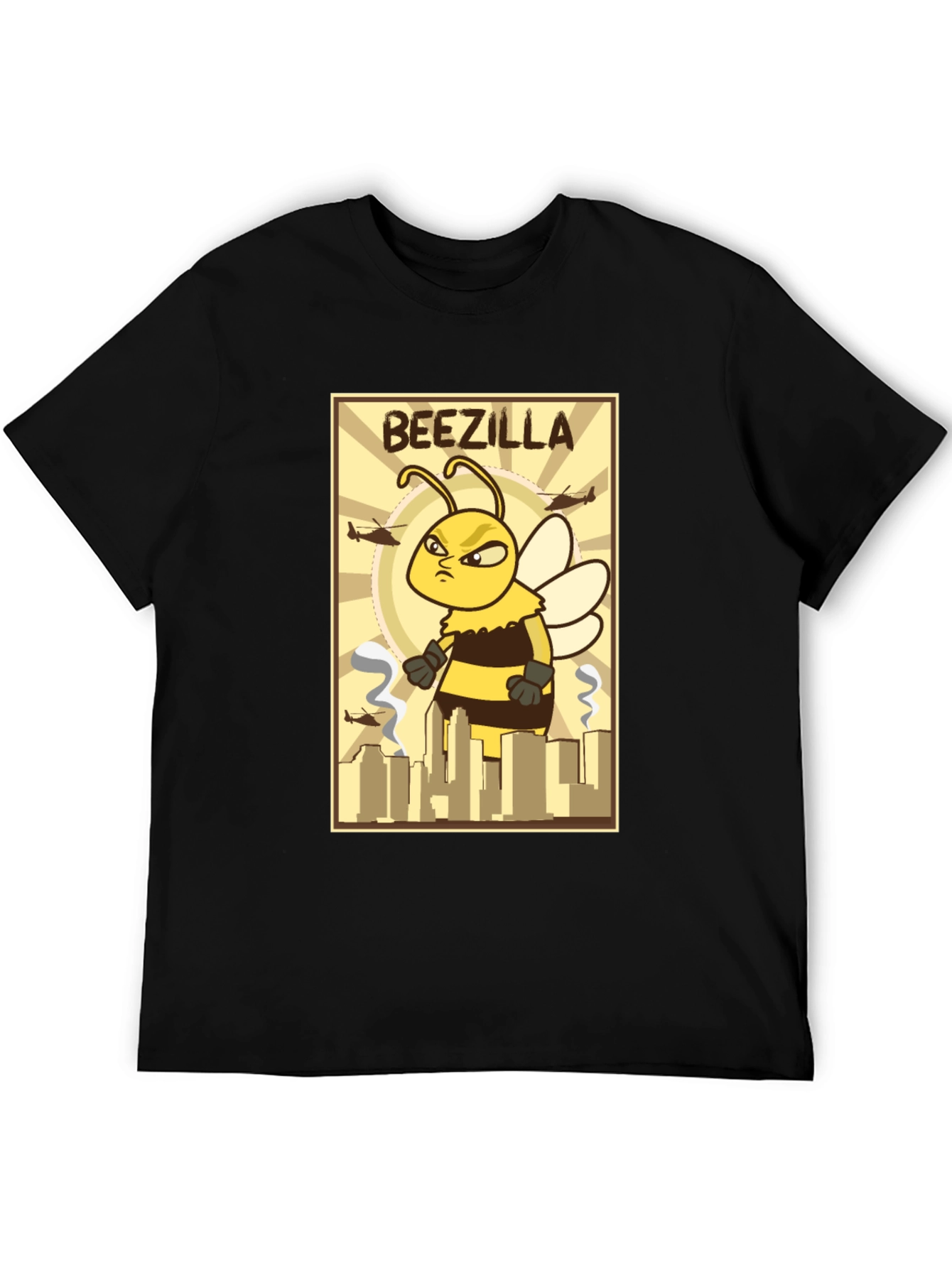 Beezilla T-Shirt - Giant Bee Monster Design