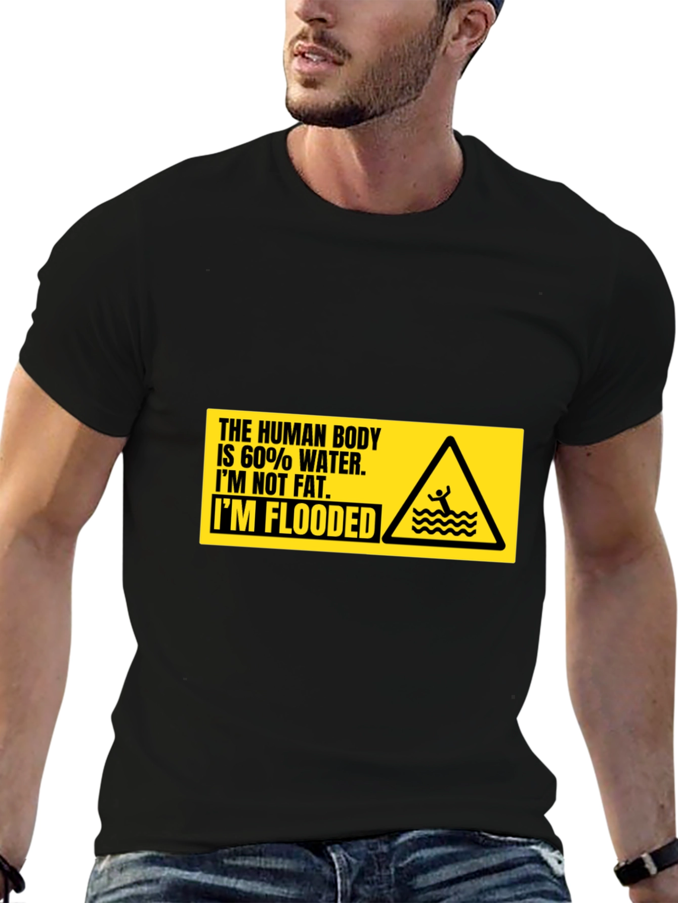 Humorous Im Flooded Graphic T-Shirt