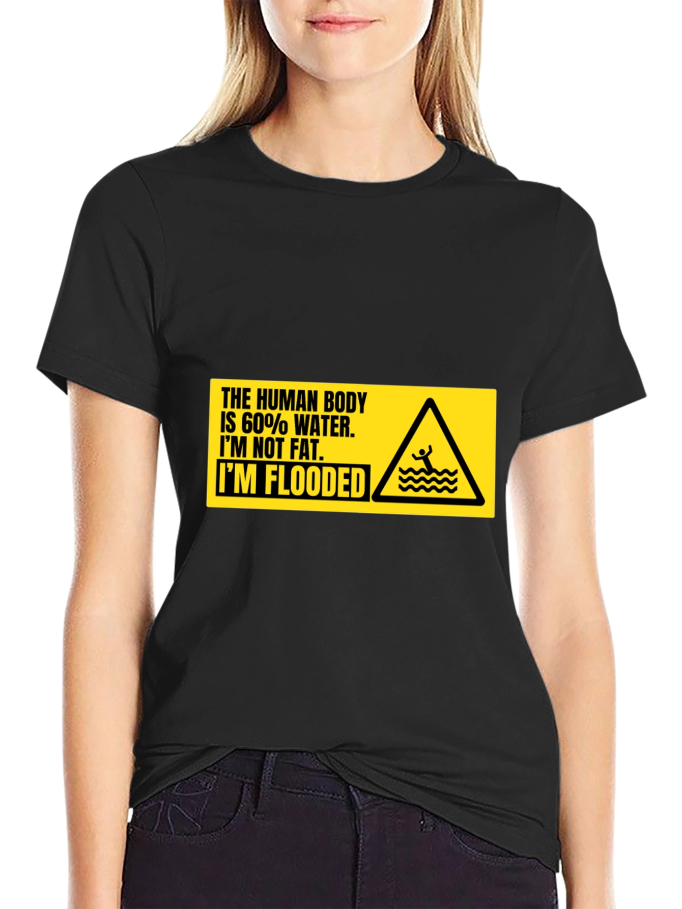 Humorous Im Flooded Graphic T-Shirt