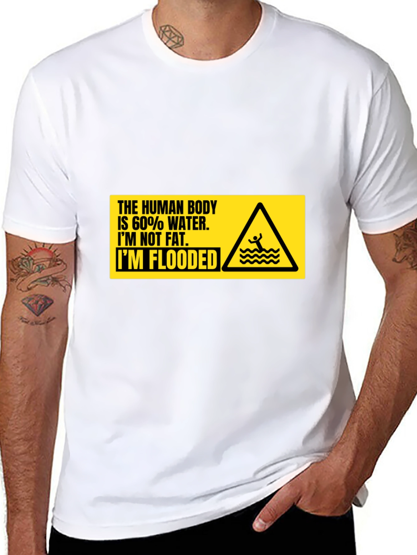 Humorous Im Flooded Graphic T-Shirt