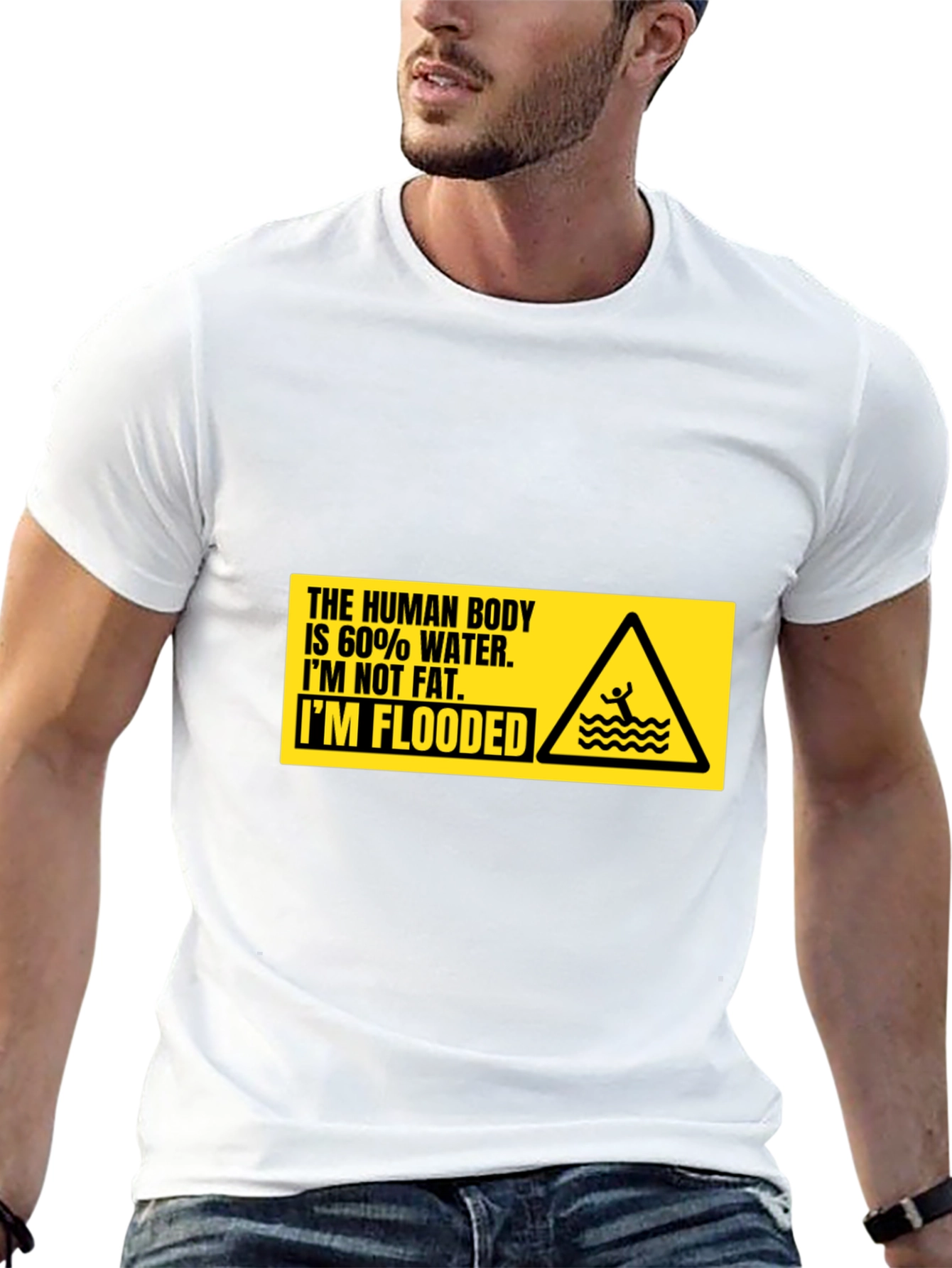 Humorous Im Flooded Graphic T-Shirt