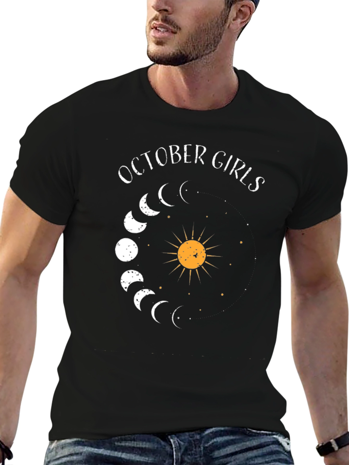 October Girls Moon Phase T-Shirt