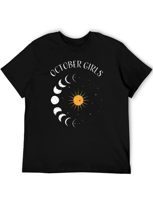October Girls Moon Phase T-Shirt
