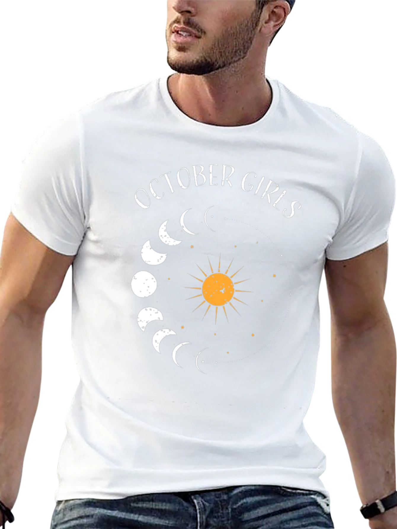 October Girls Moon Phase T-Shirt