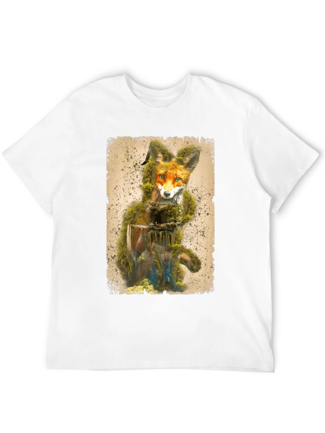 Nature Fox Graphic T-Shirt - Unique Design