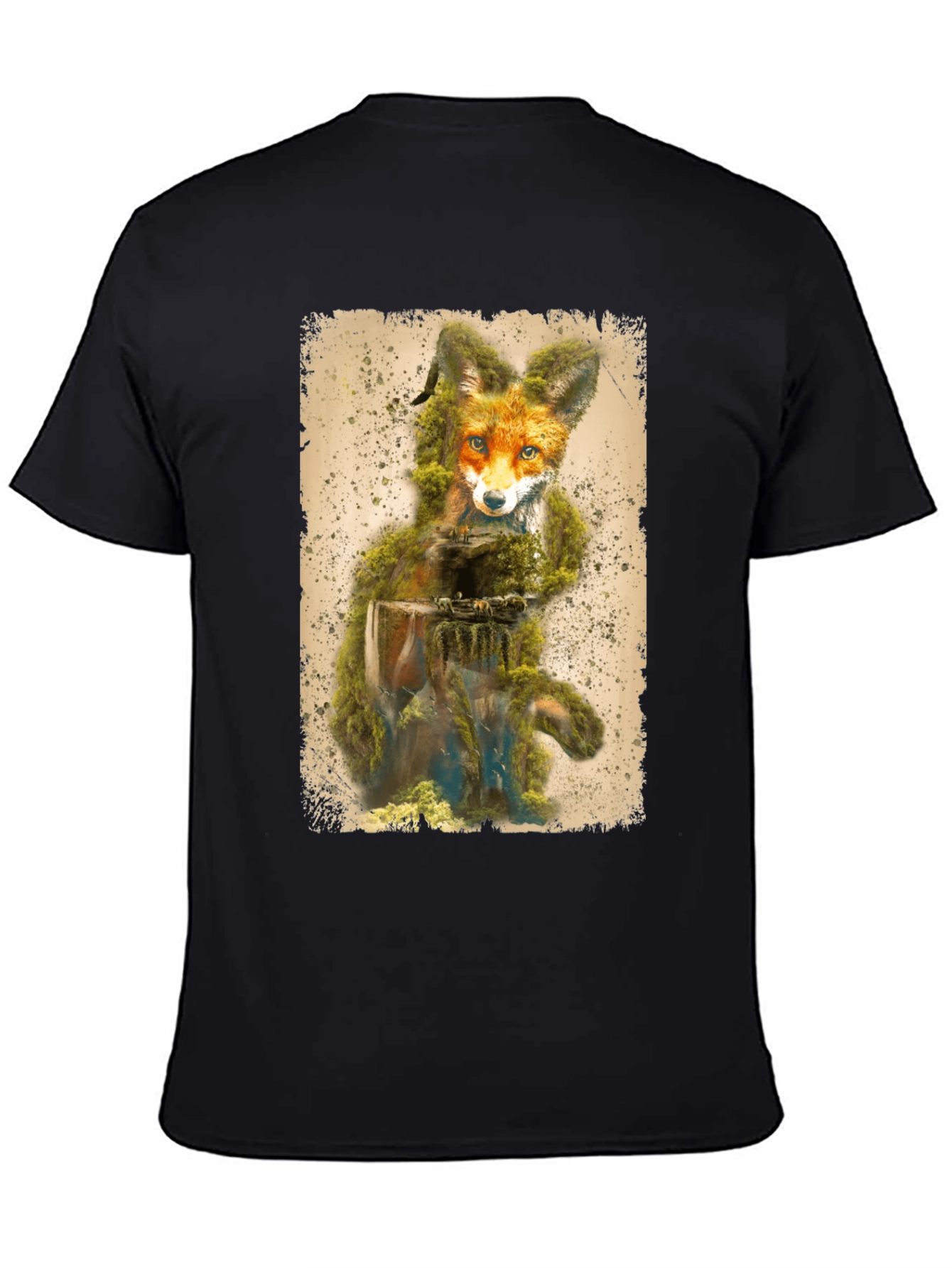 Nature Fox Graphic T-Shirt - Unique Design