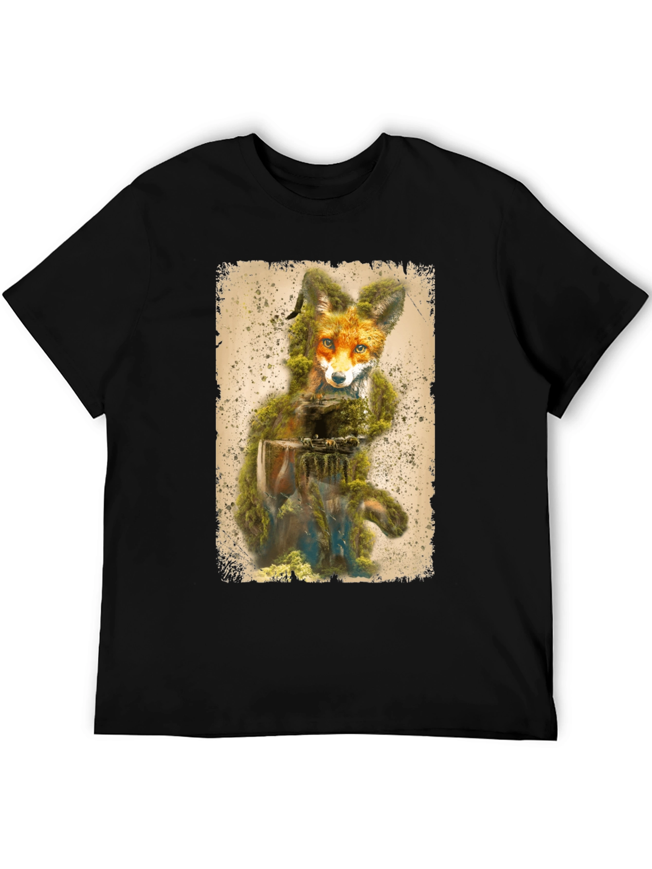 Nature Fox Graphic T-Shirt - Unique Design