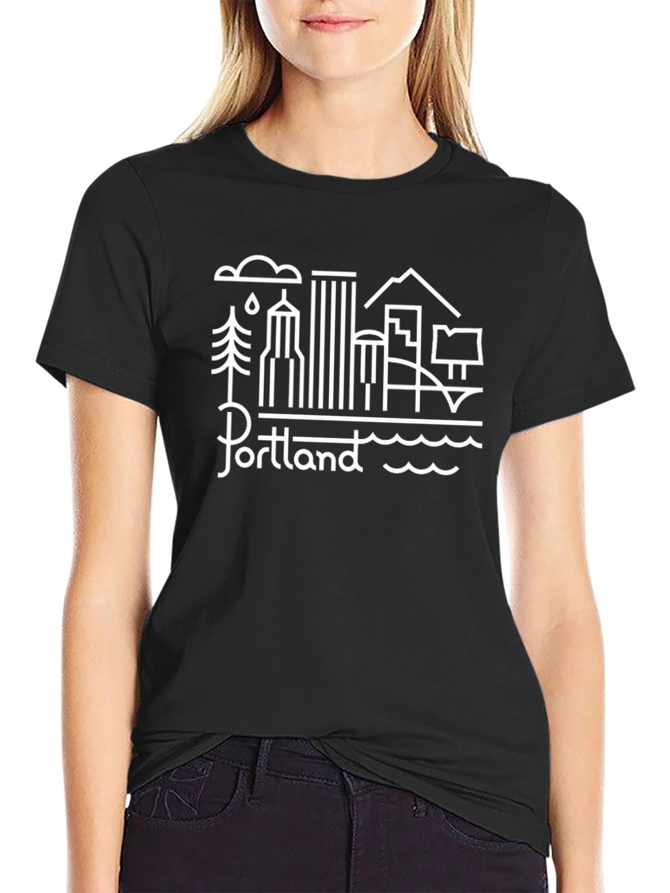 Portland Graphic Tee - Cityscape Design