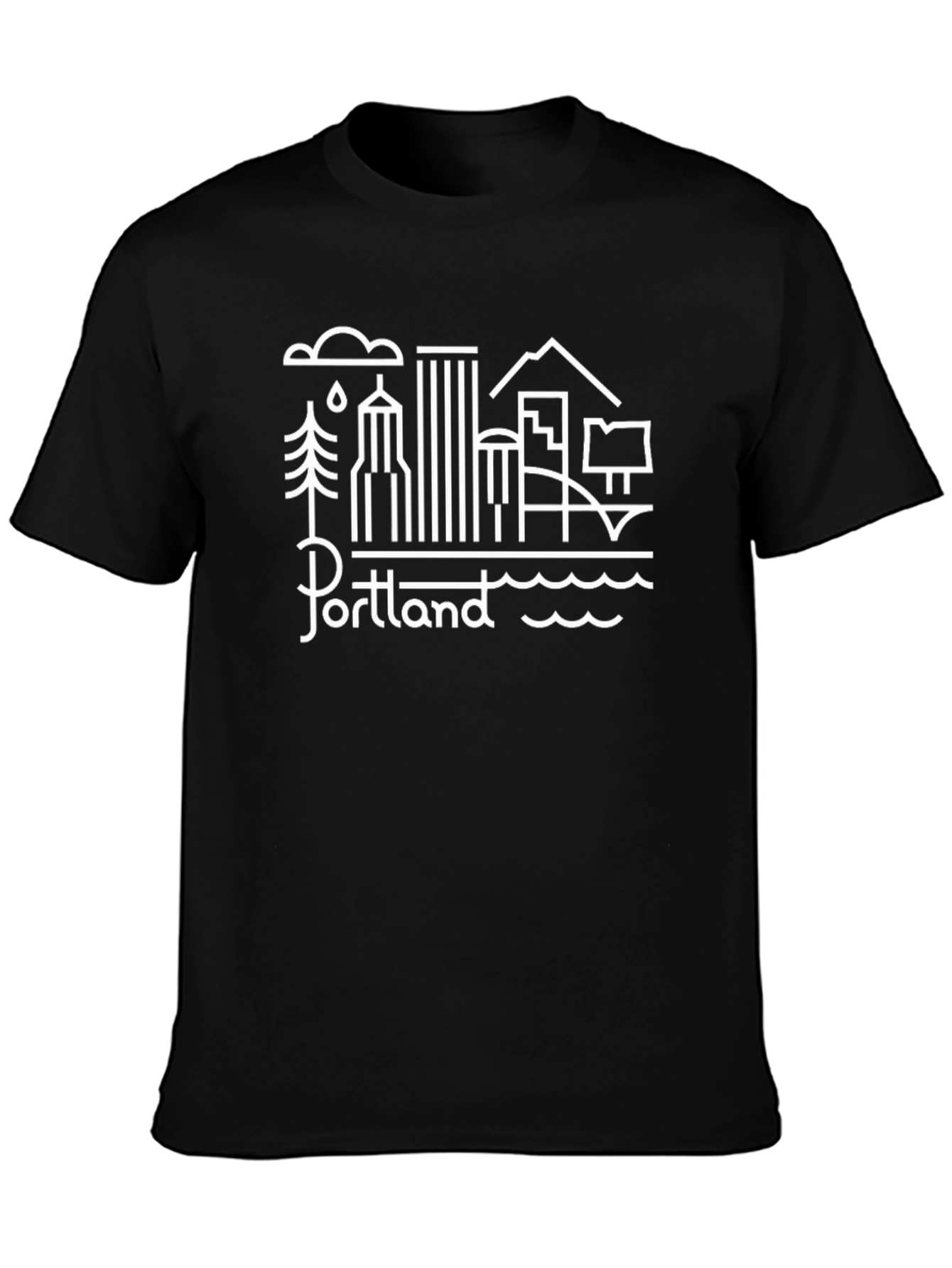 Portland Graphic Tee - Cityscape Design