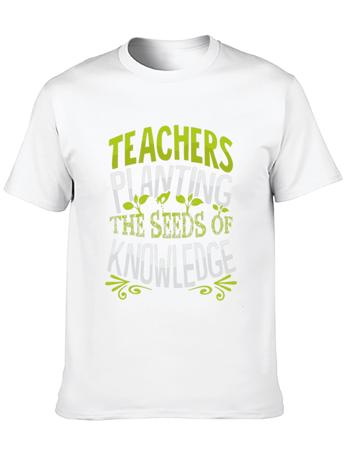 Teachers Planting Seeds of Knowledge Black T-Shirt