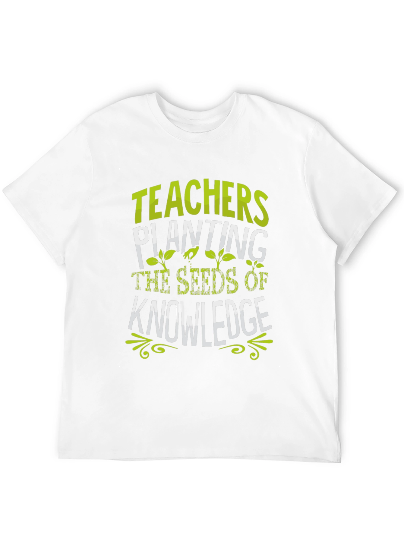 Teachers Planting Seeds of Knowledge Black T-Shirt