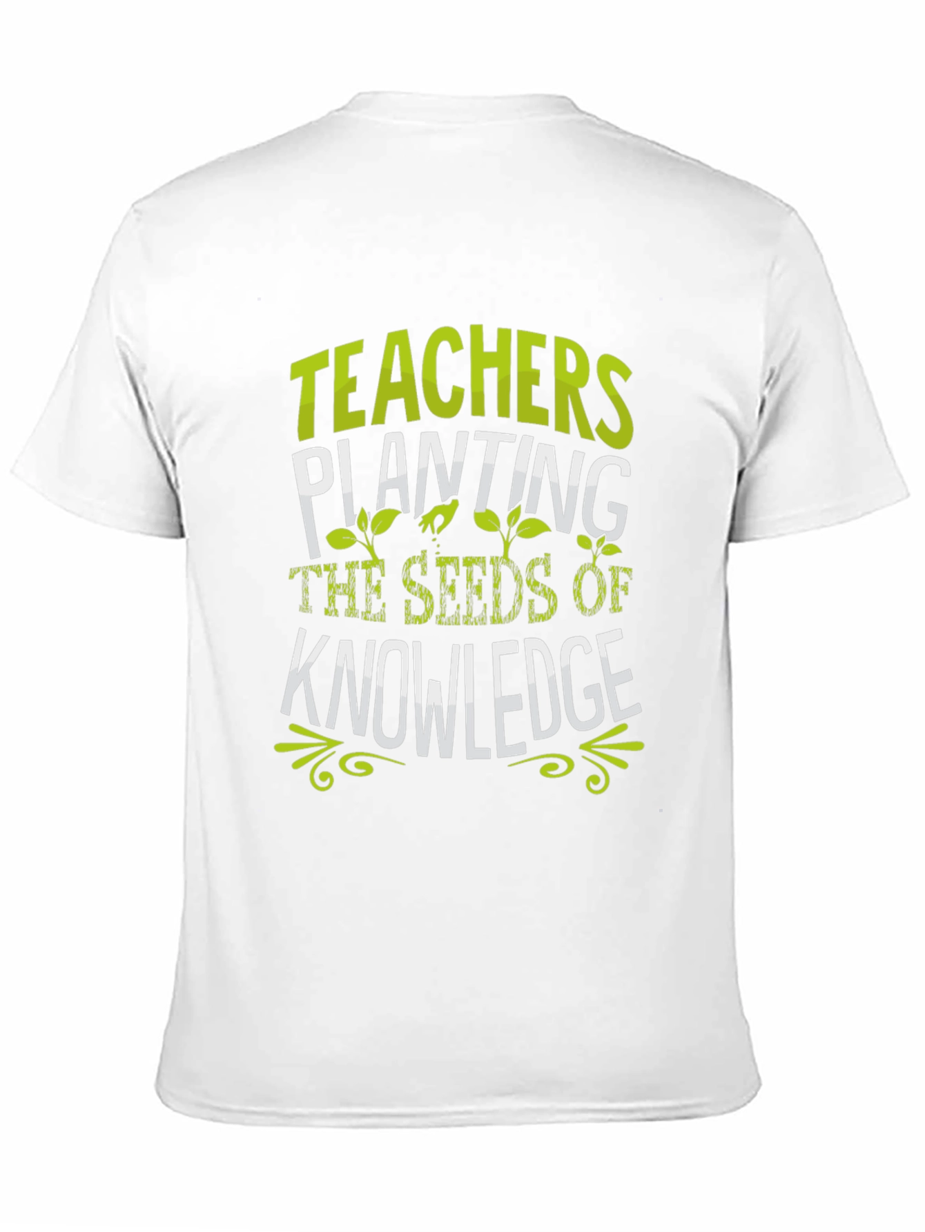Teachers Planting Seeds of Knowledge Black T-Shirt