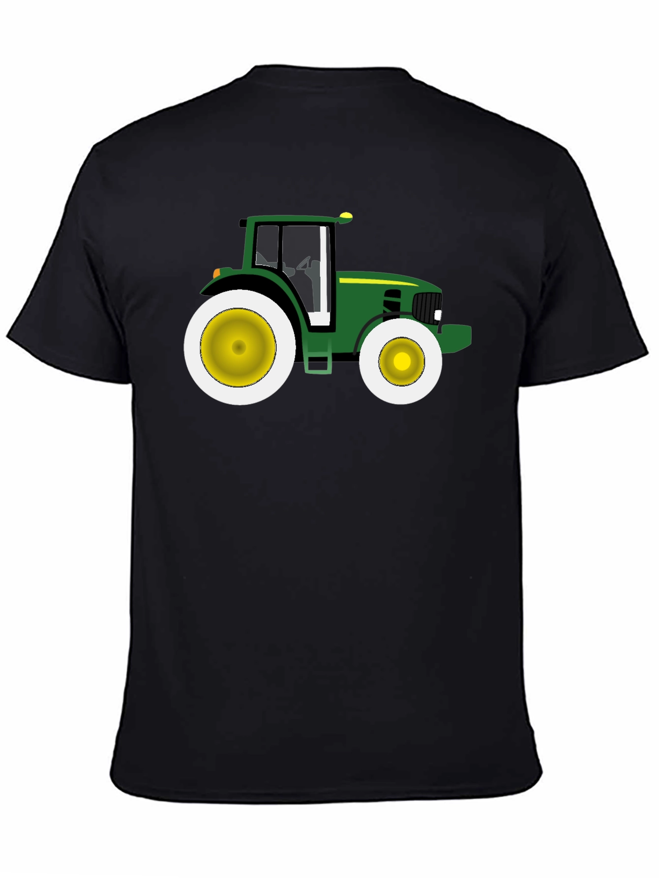 Green Tractor Graphic Tee - Farm Life T-Shirt