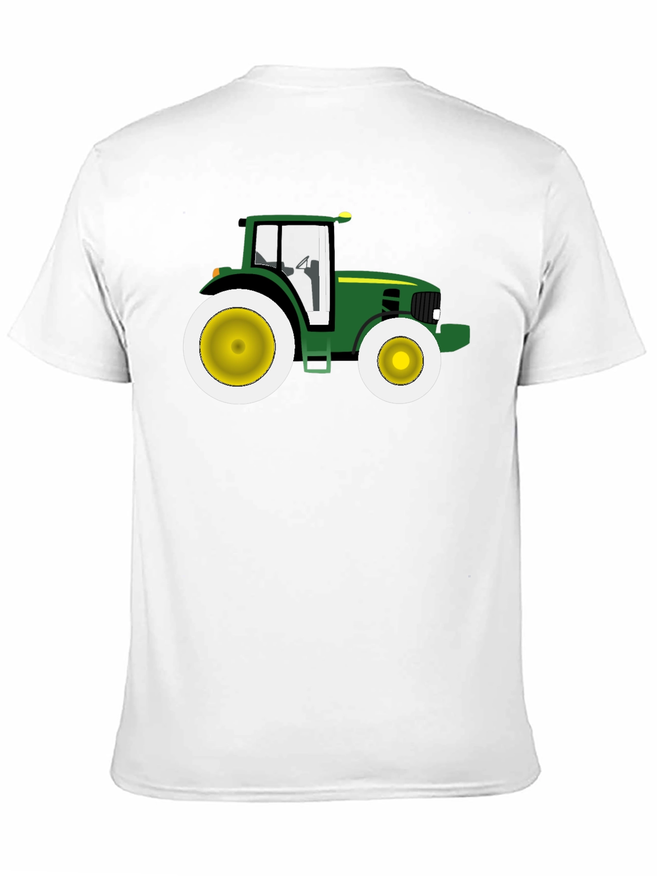 Green Tractor Graphic Tee - Farm Life T-Shirt