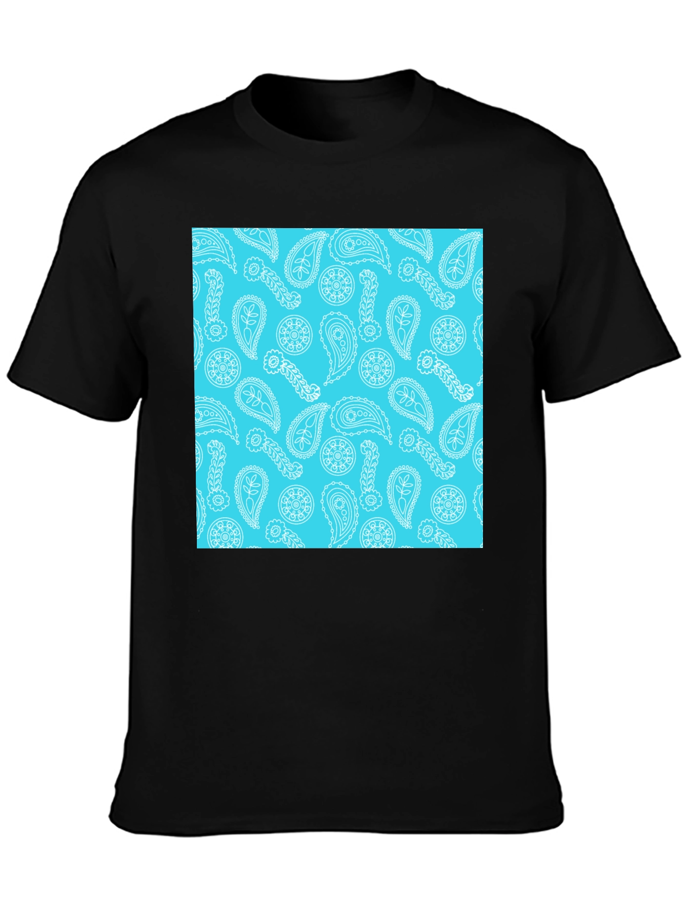 Paisley Pattern T-Shirt - Cool Summer Style