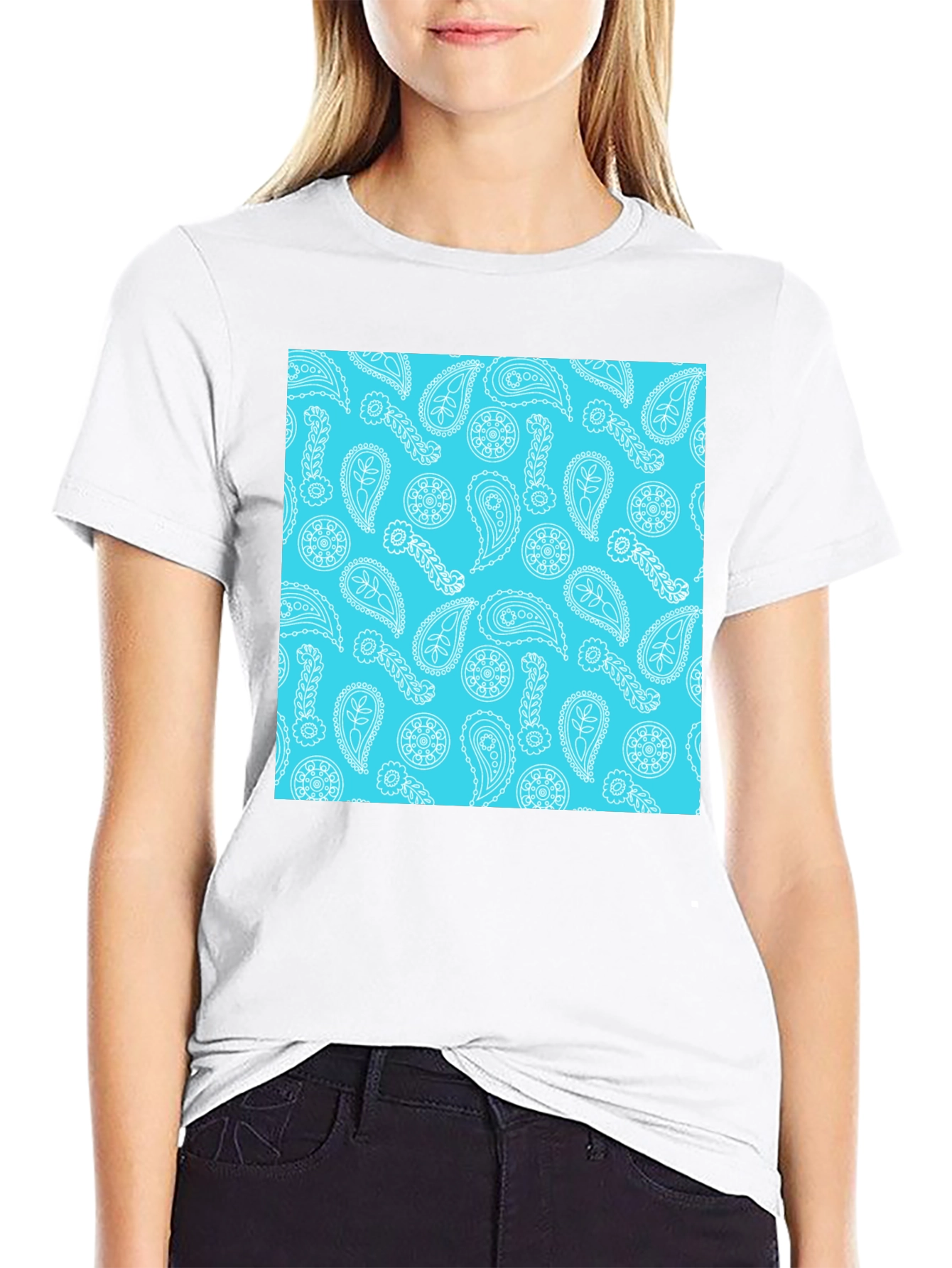 Paisley Pattern T-Shirt - Cool Summer Style