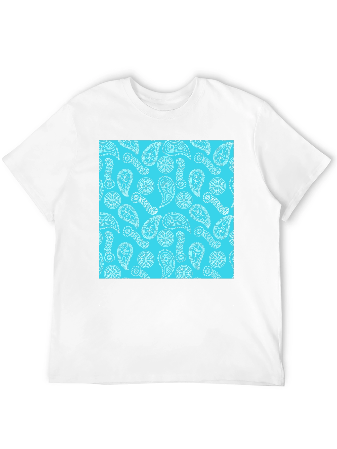 Paisley Pattern T-Shirt - Cool Summer Style
