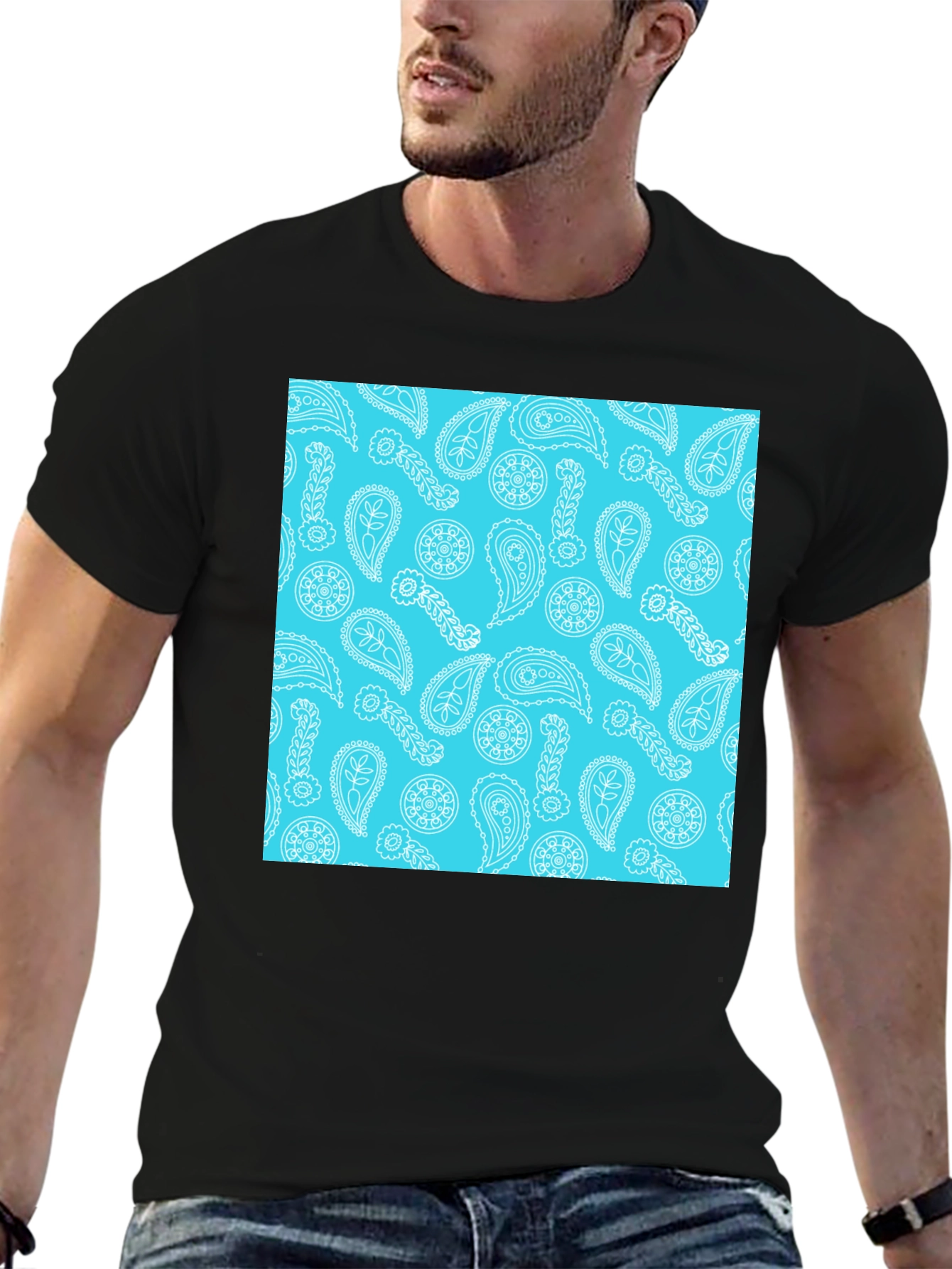 Paisley Pattern T-Shirt - Cool Summer Style