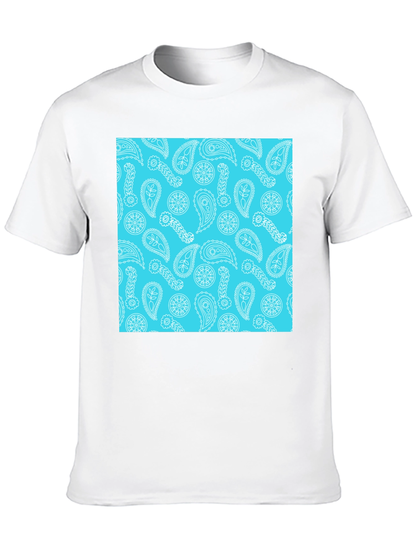 Paisley Pattern T-Shirt - Cool Summer Style