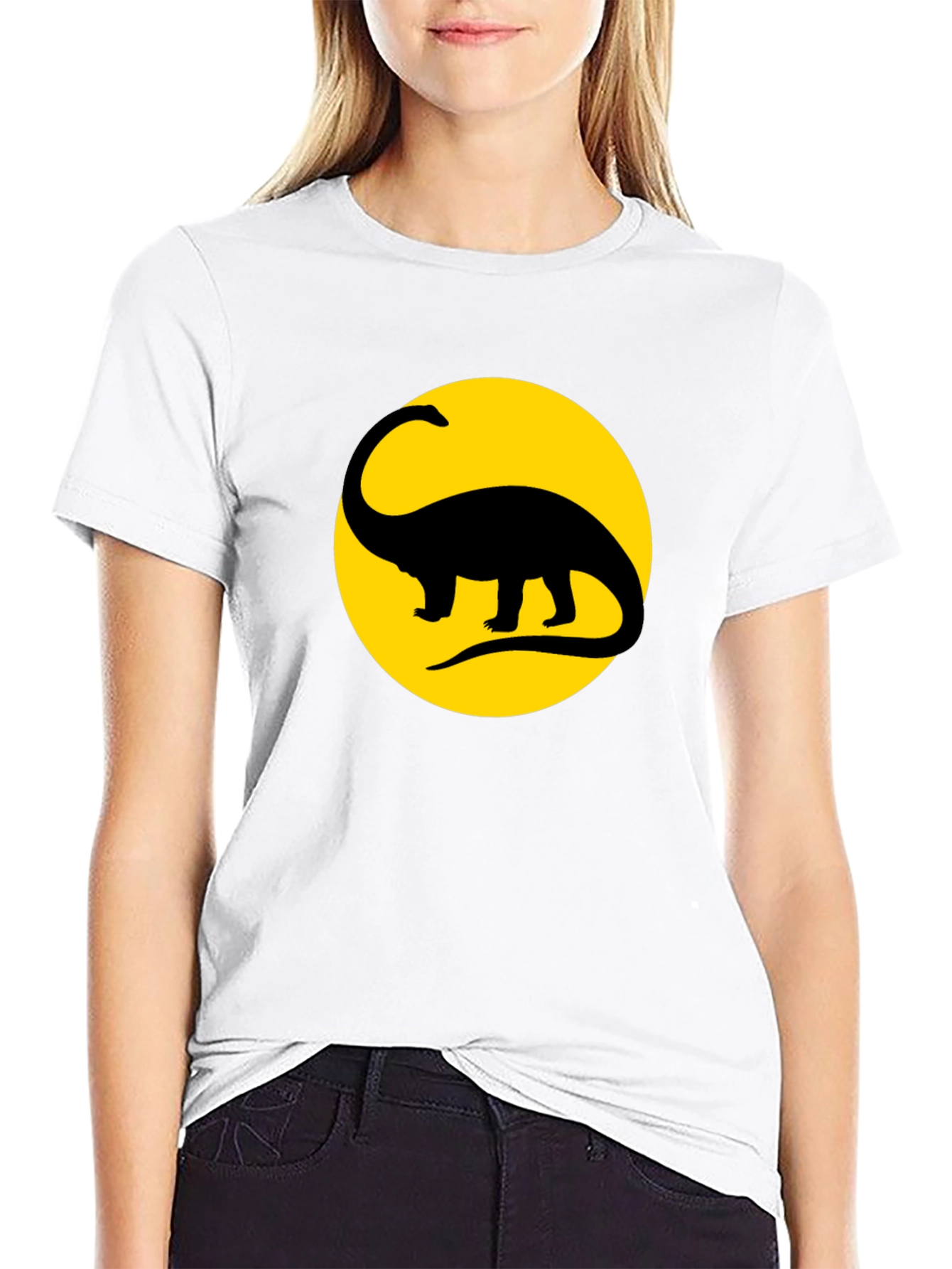 Dino Silhouette T-Shirt - Classic Style