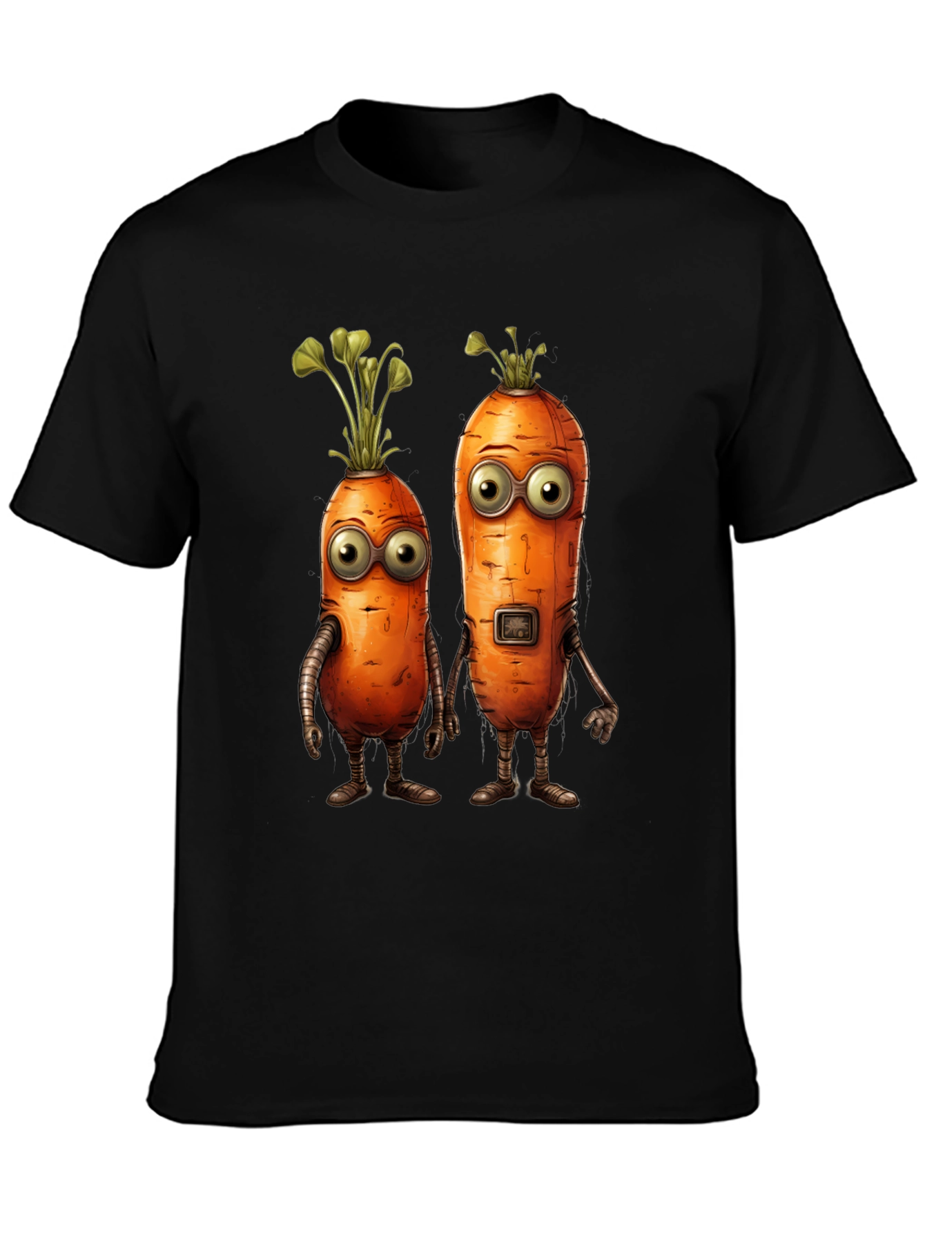 Robot Carrot Graphic T-Shirt