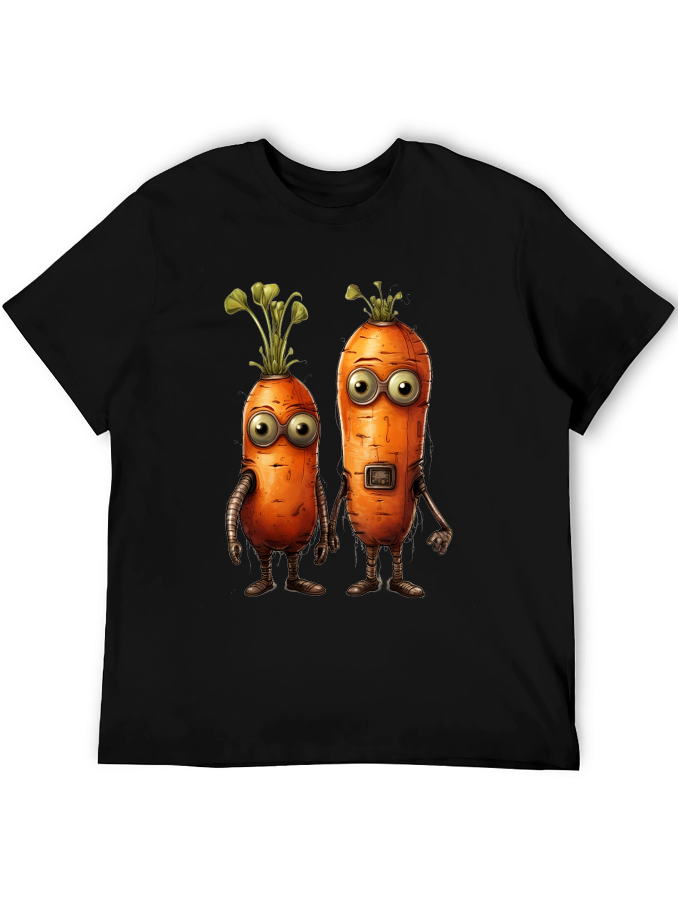 Robot Carrot Graphic T-Shirt