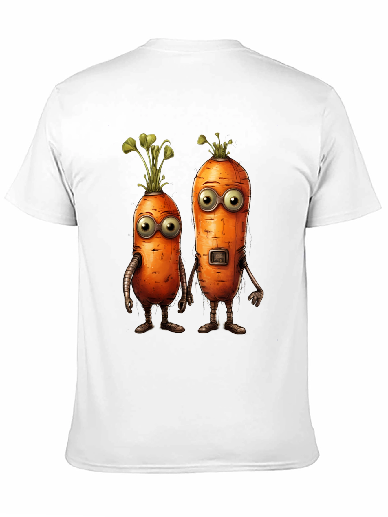 Robot Carrot Graphic T-Shirt