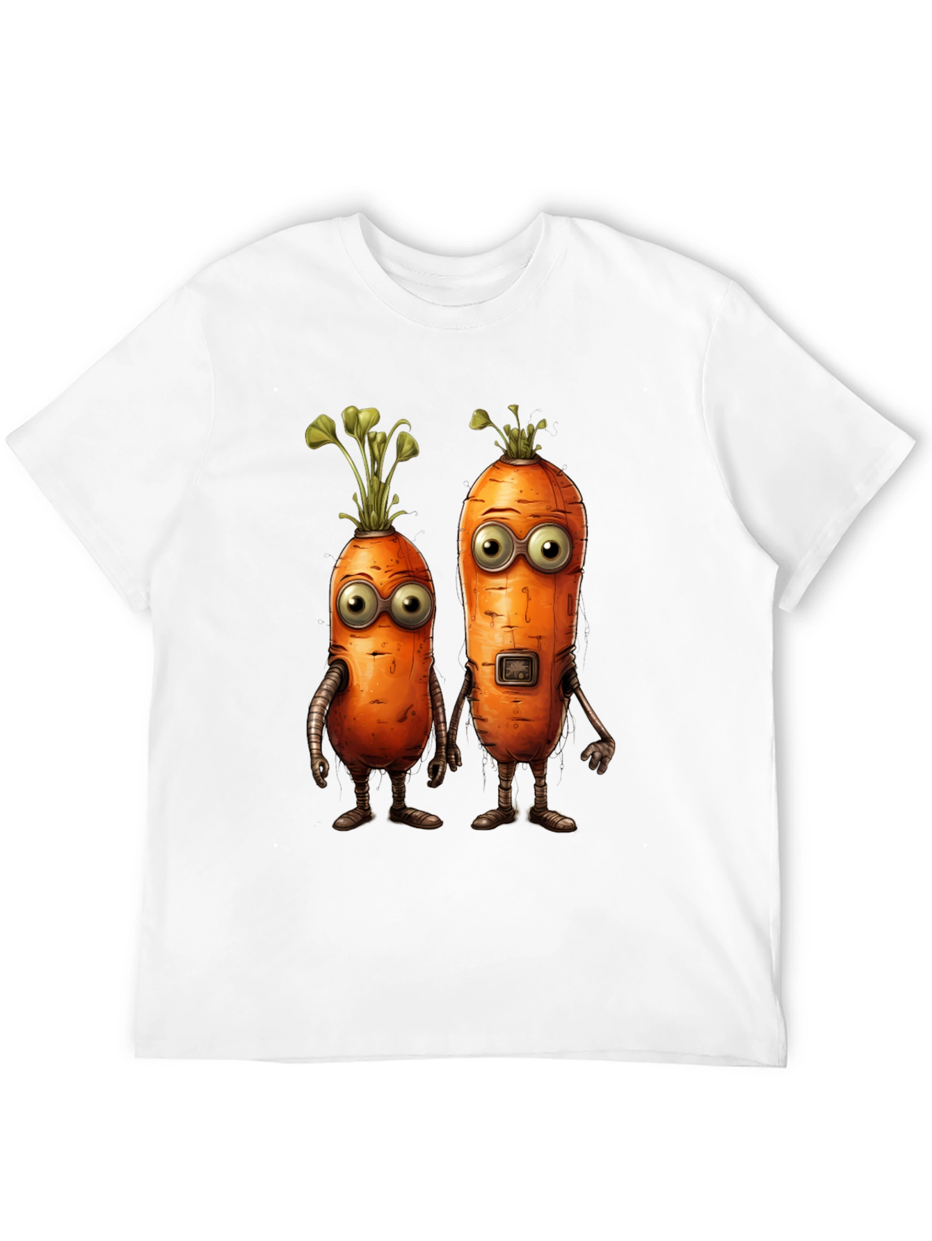 Robot Carrot Graphic T-Shirt