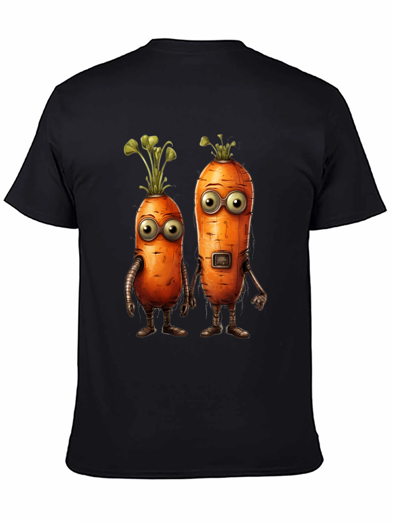 Robot Carrot Graphic T-Shirt