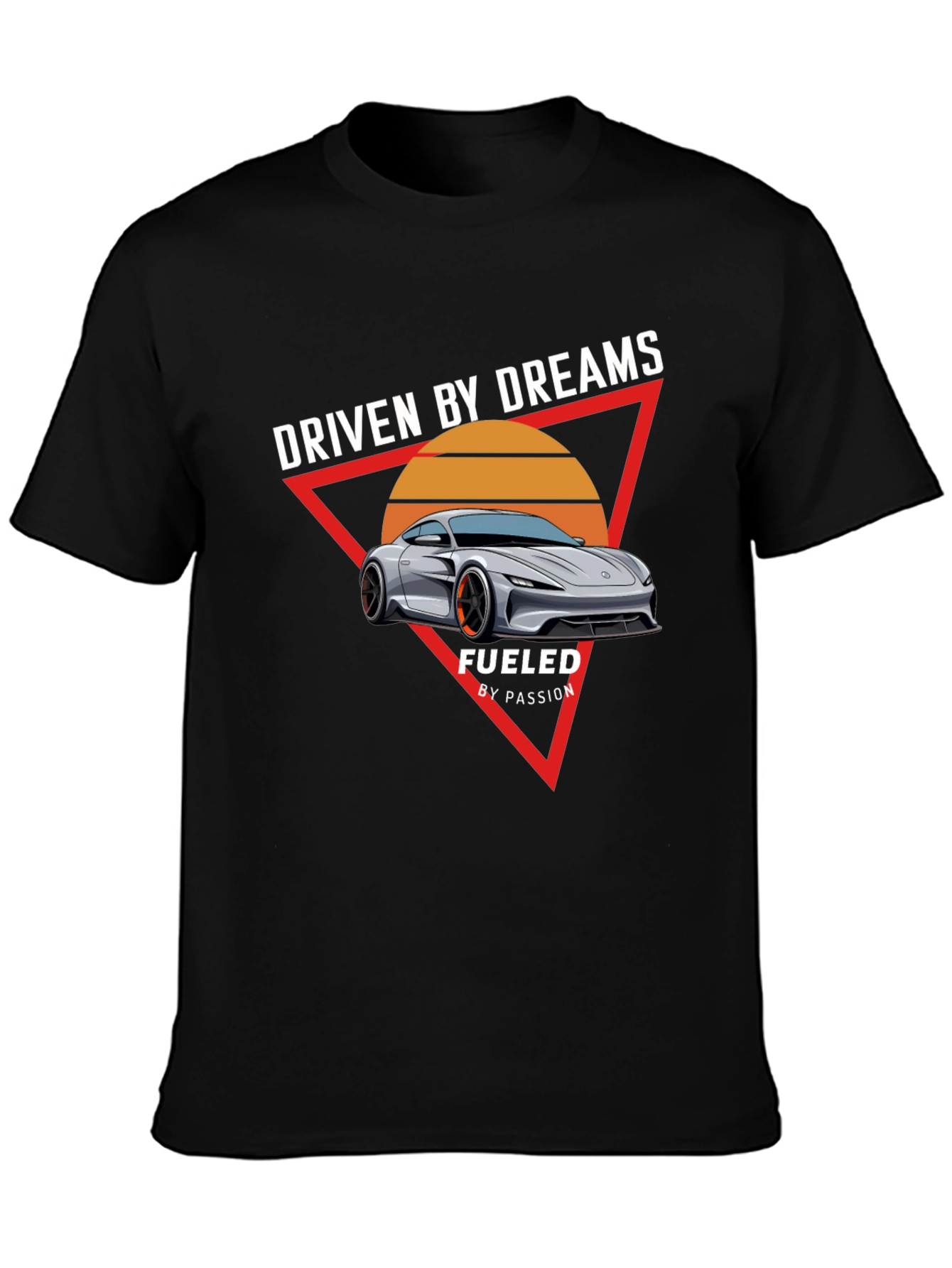 Driven by Dreams Graphic Tee - Black T-Shirt