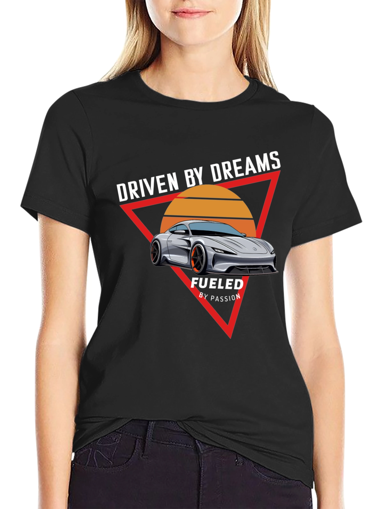 Driven by Dreams Graphic Tee - Black T-Shirt