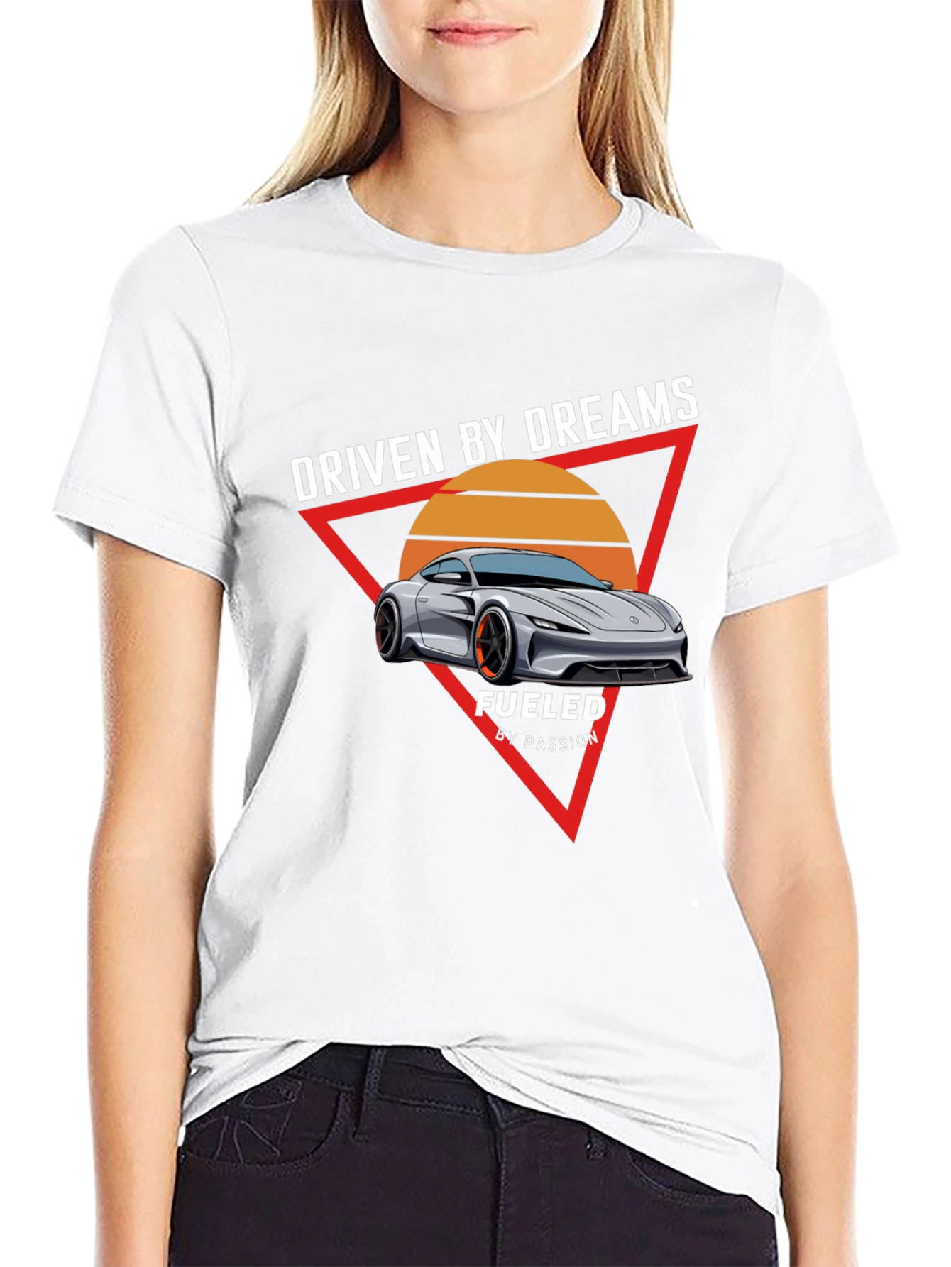 Driven by Dreams Graphic Tee - Black T-Shirt