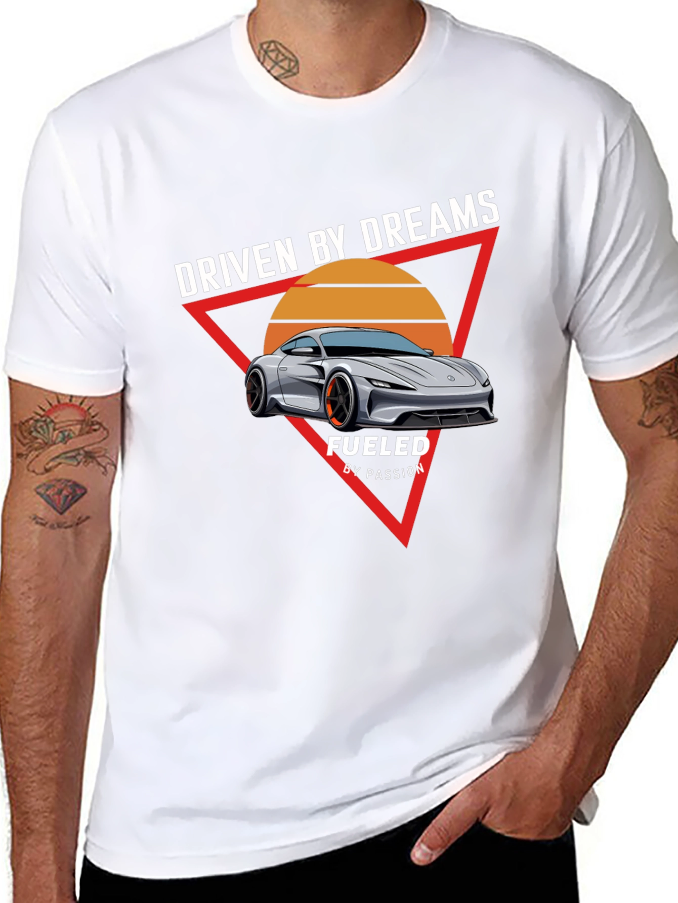 Driven by Dreams Graphic Tee - Black T-Shirt
