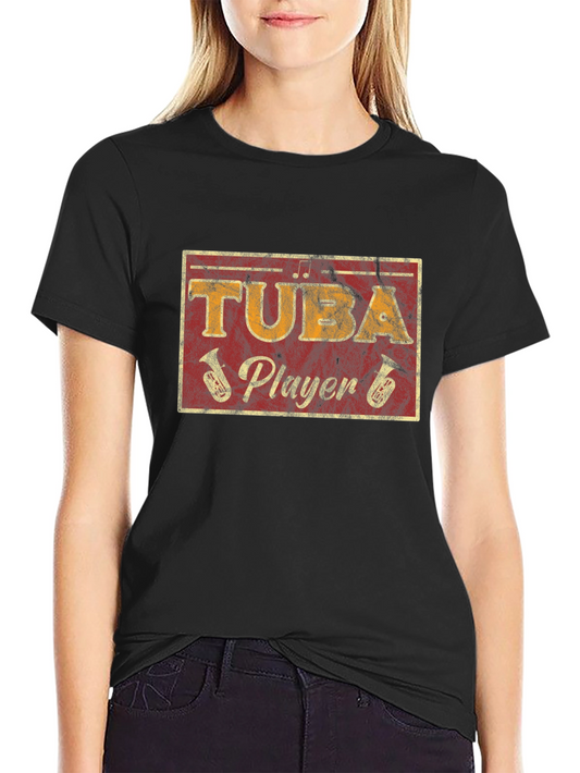 Tuba Player Vintage Style T-Shirt