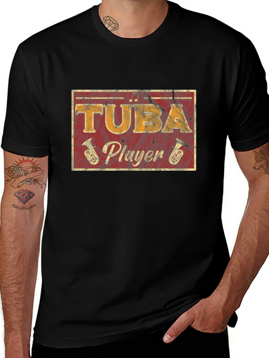 Tuba Player Vintage Style T-Shirt