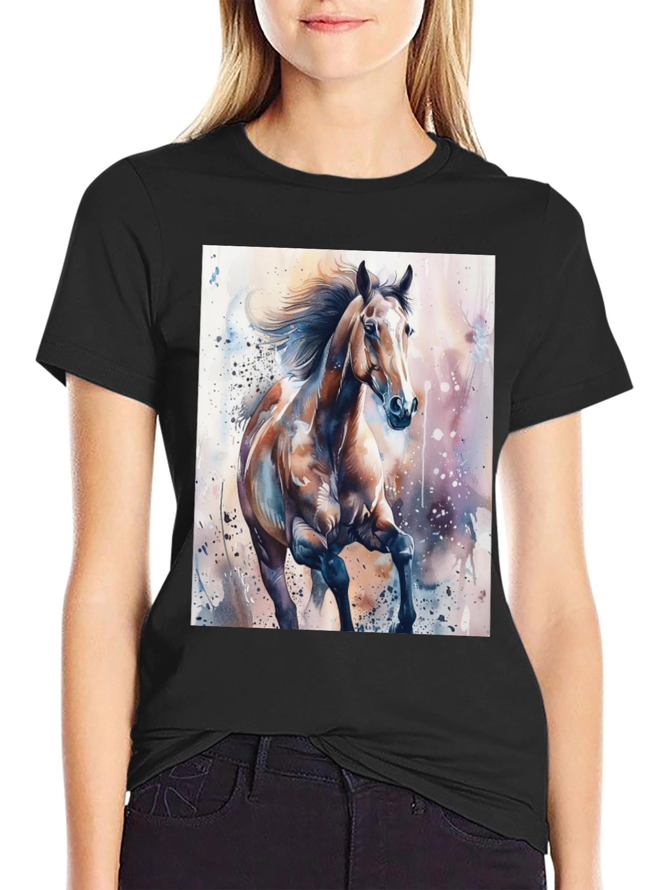 Horse Watercolor T-Shirt