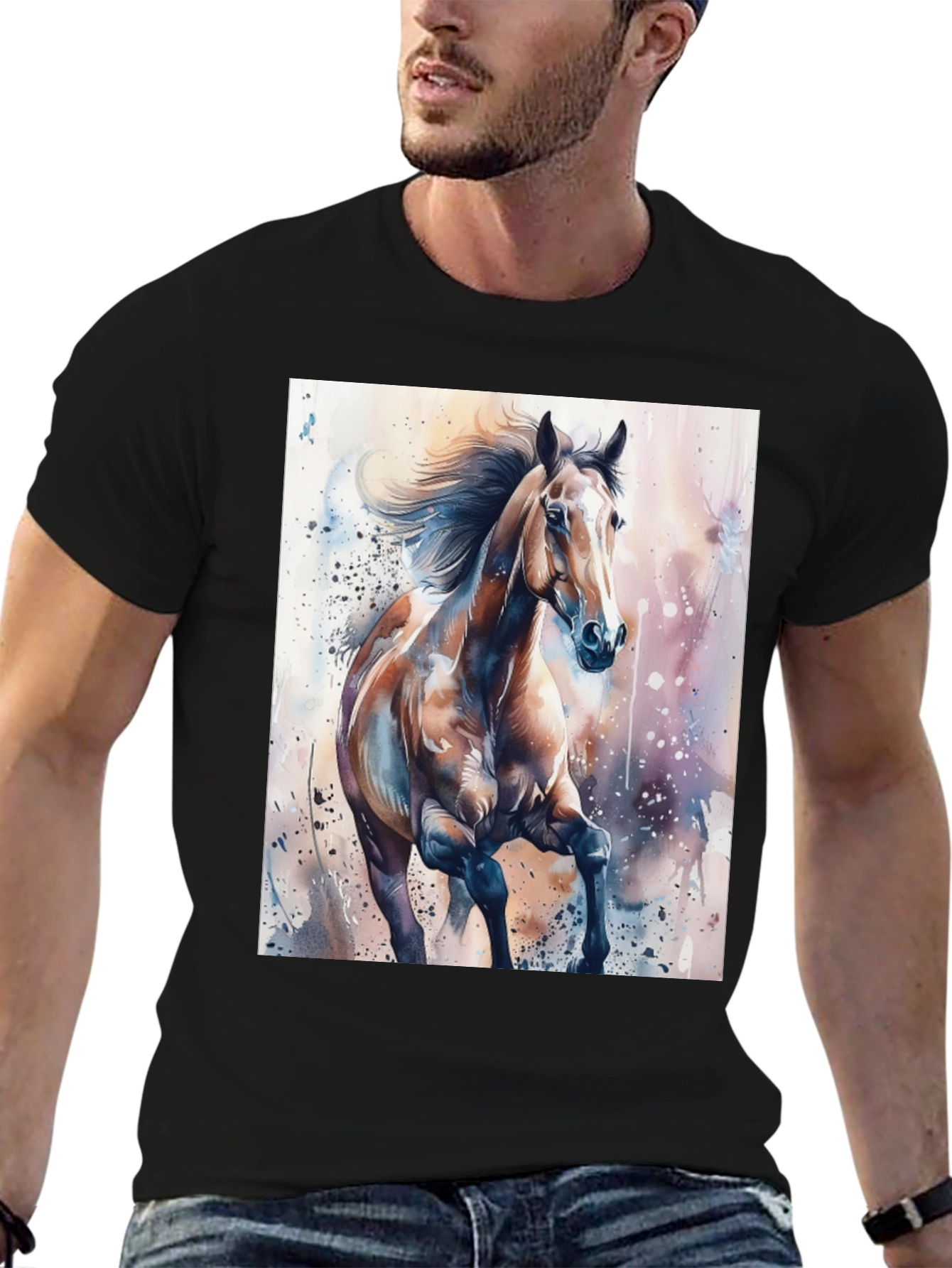 Horse Watercolor T-Shirt