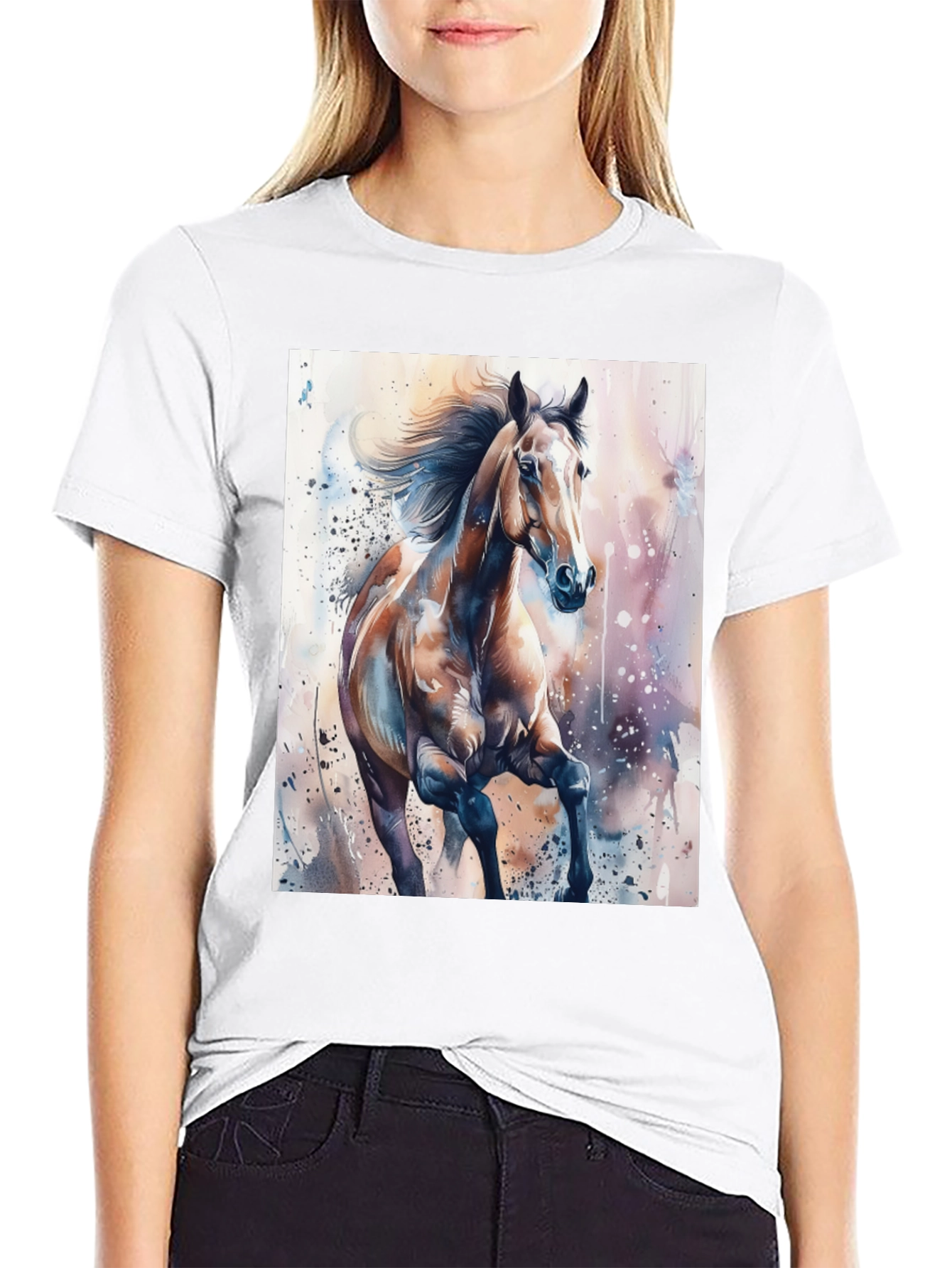 Horse Watercolor T-Shirt