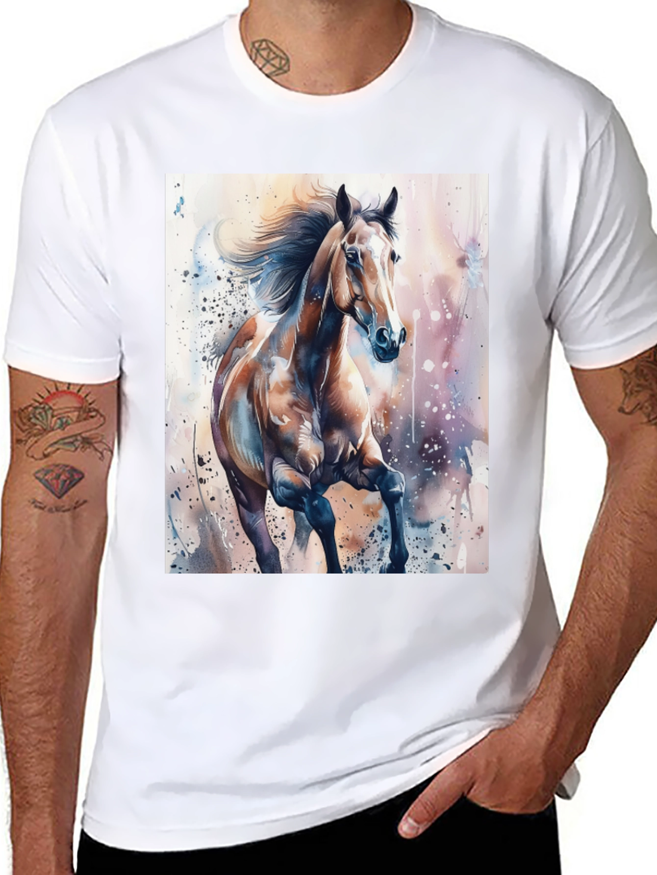 Horse Watercolor T-Shirt