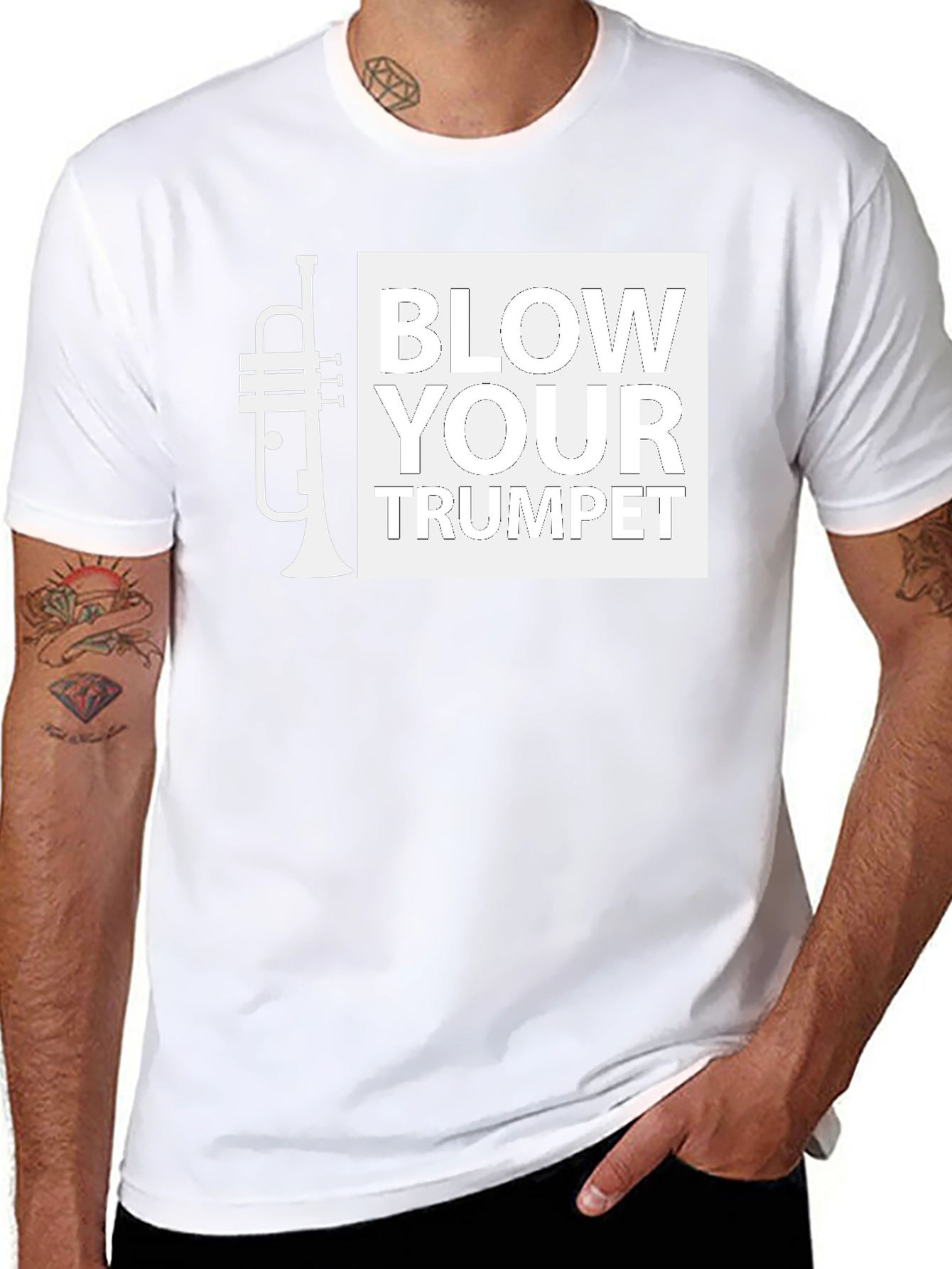 Blow Your Trumpet Graphic T-Shirt